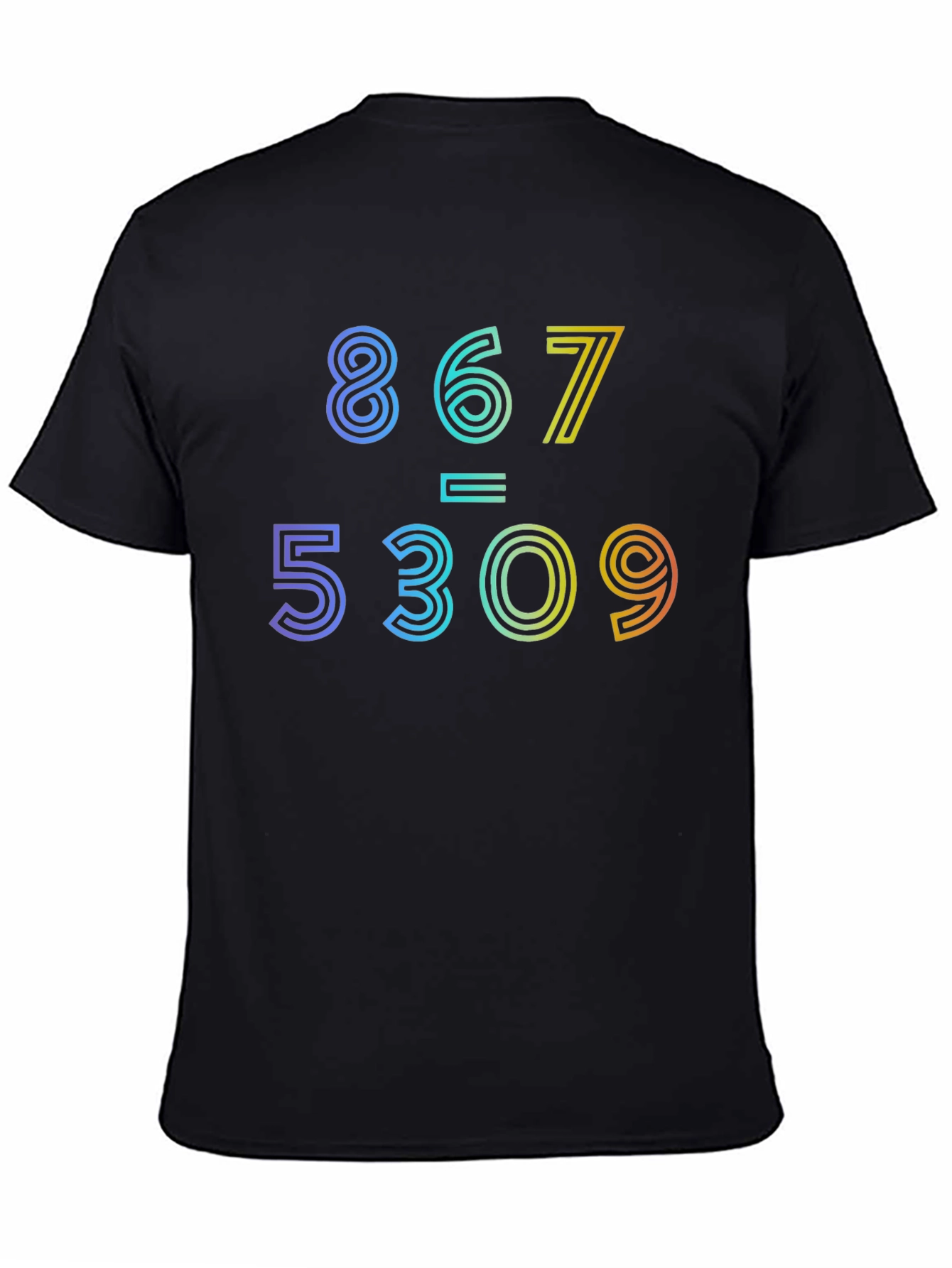 867-5309 Jenny Rainbow Graphic Tee