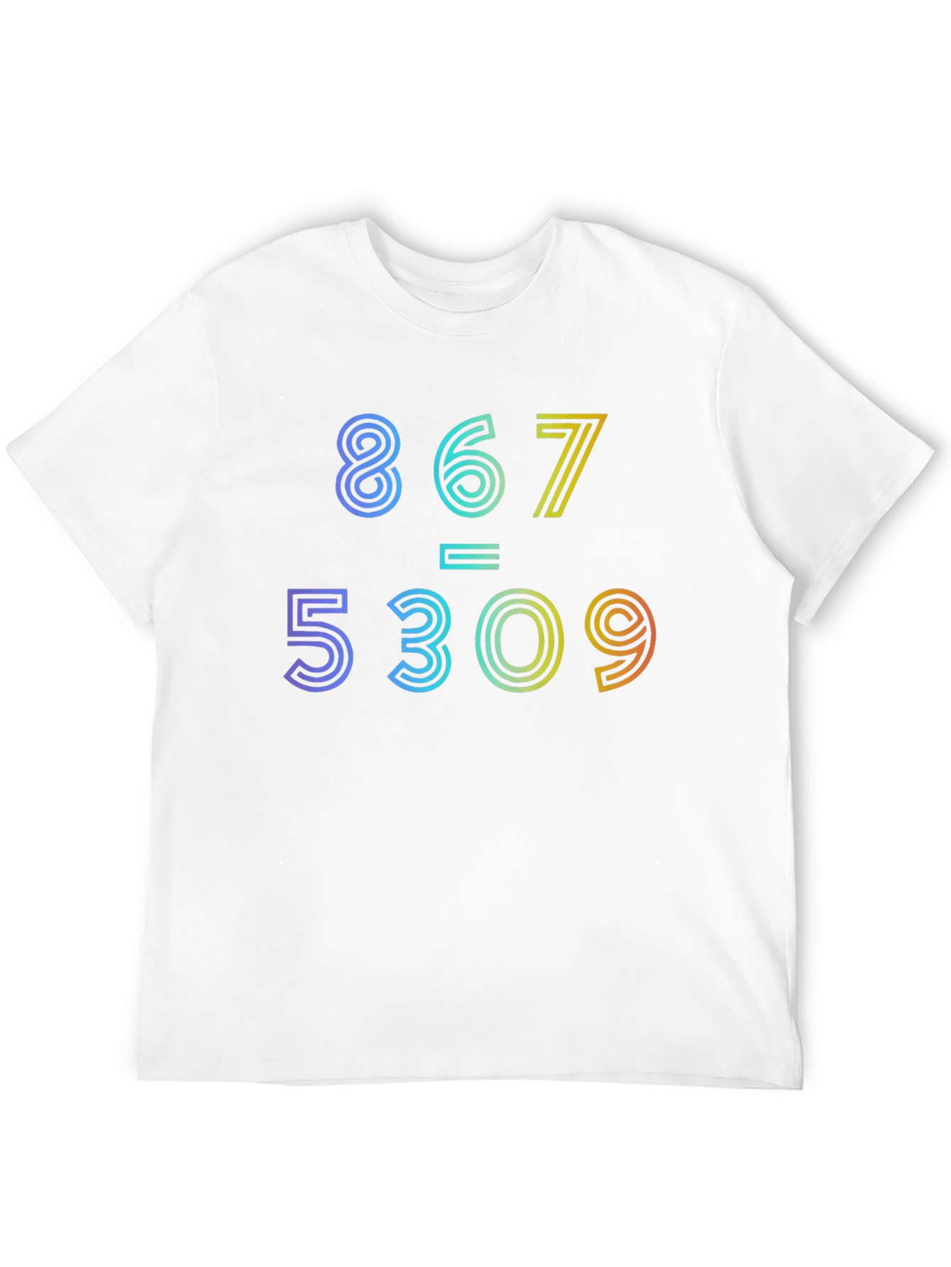 867-5309 Jenny Rainbow Graphic Tee