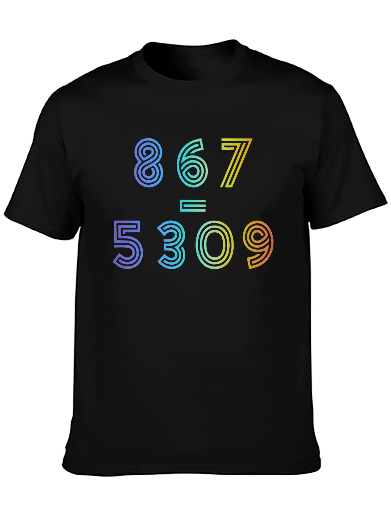 867-5309 Jenny Rainbow Graphic Tee