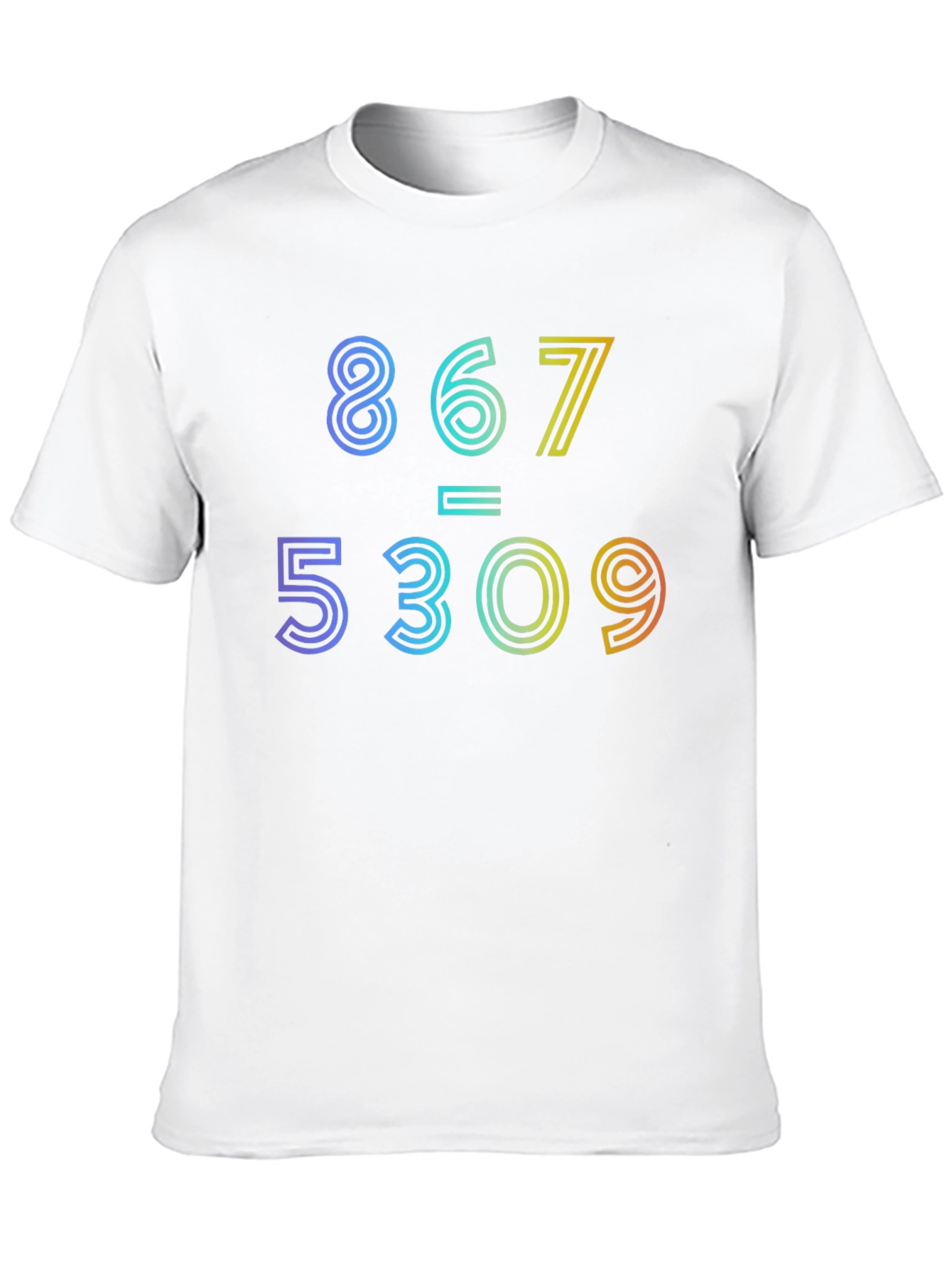 867-5309 Jenny Rainbow Graphic Tee