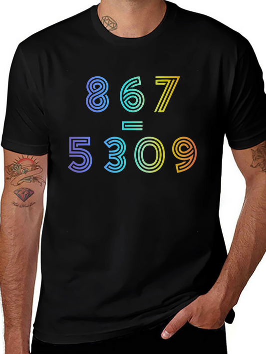 867-5309 Jenny Rainbow Graphic Tee