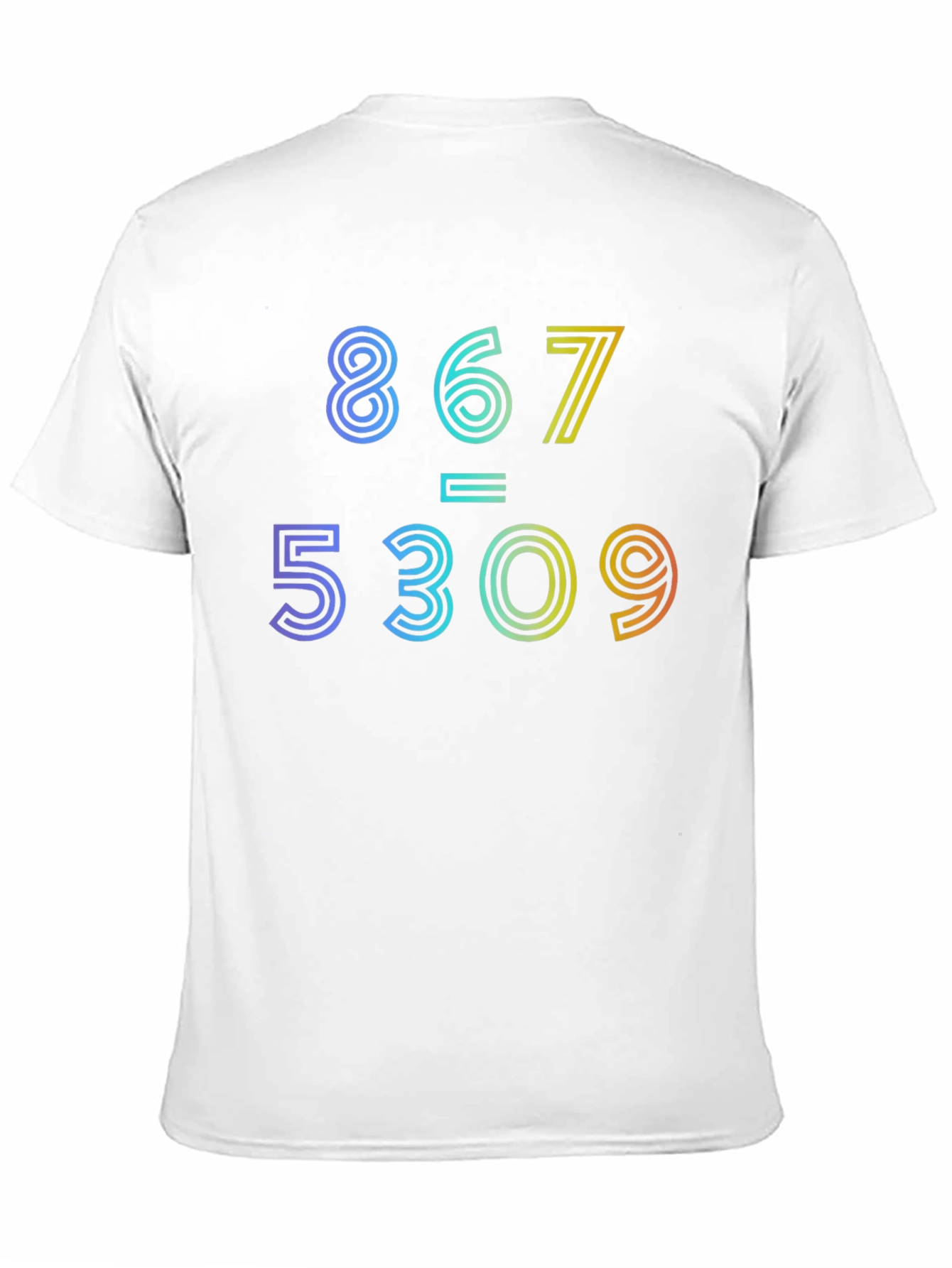 867-5309 Jenny Rainbow Graphic Tee