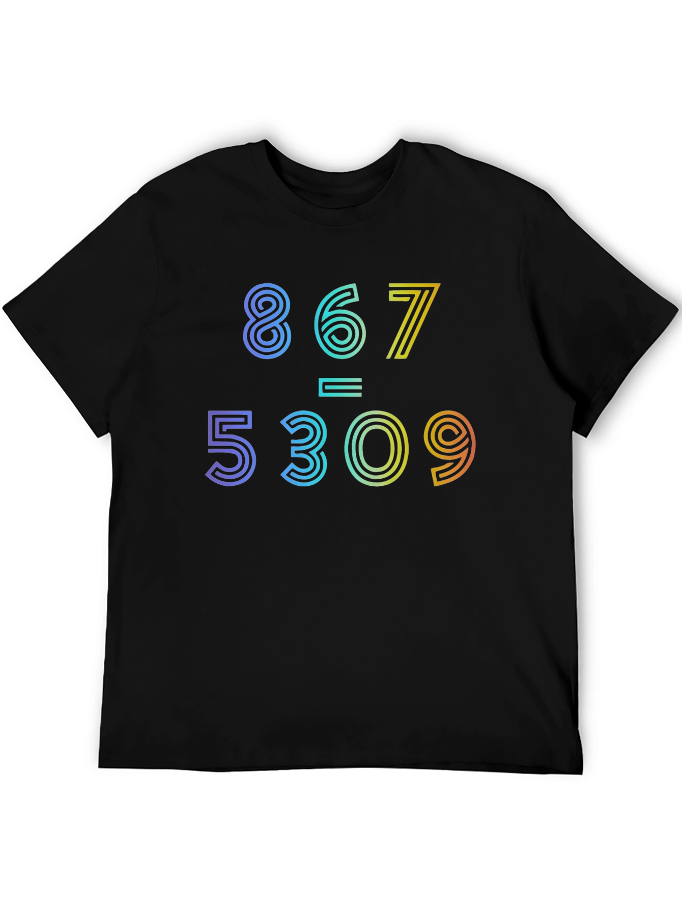 867-5309 Jenny Rainbow Graphic Tee