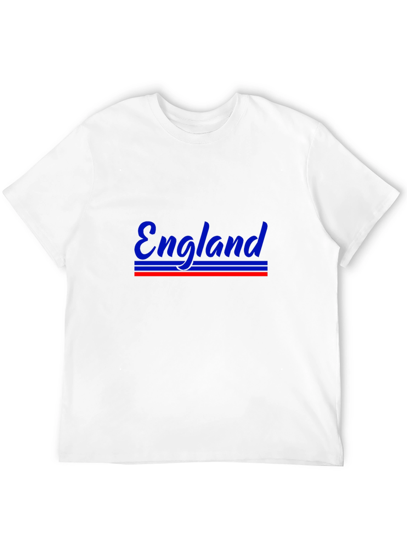 England T-Shirt: Stylish Blue & Red Design