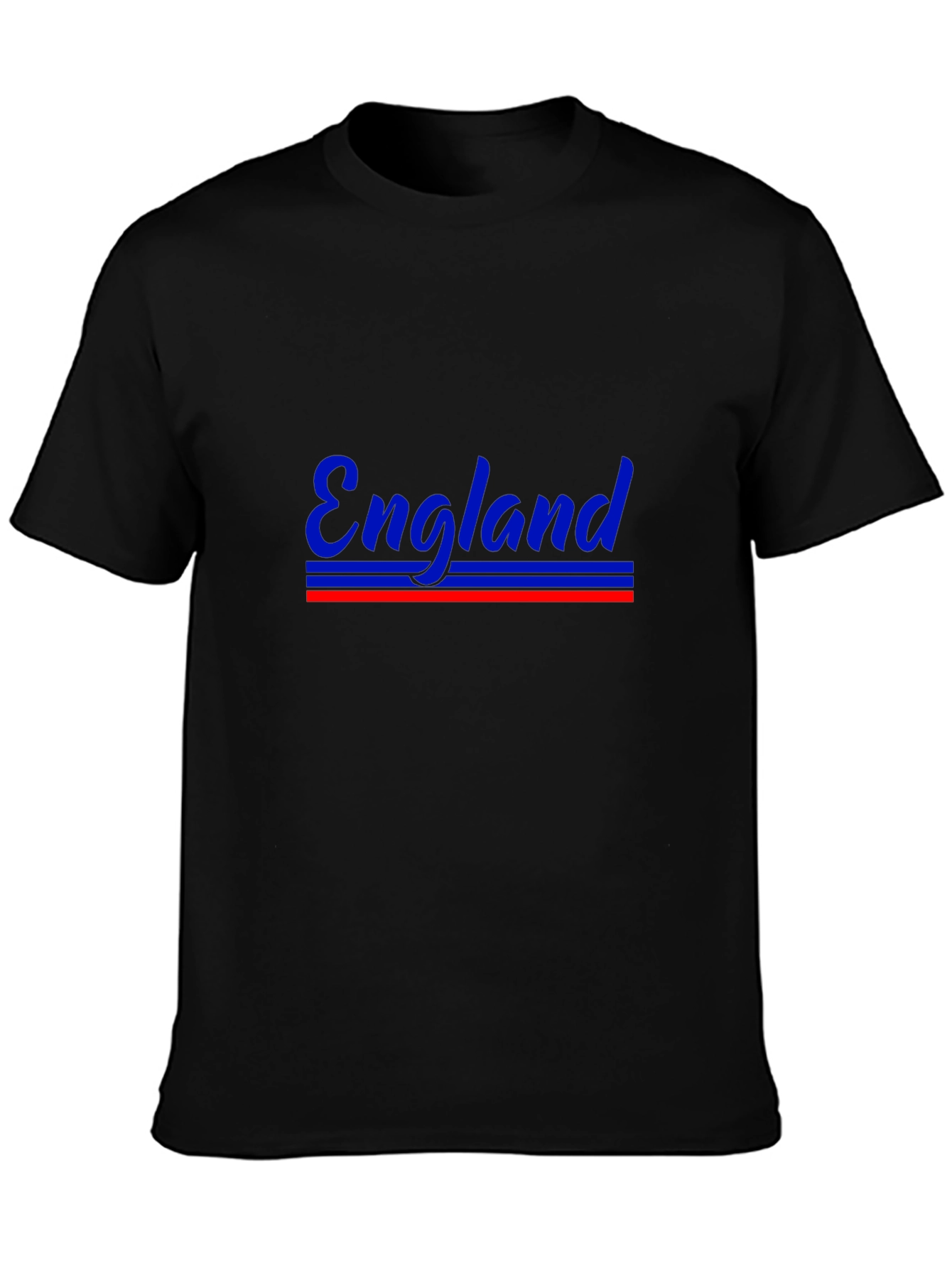 England T-Shirt: Stylish Blue & Red Design