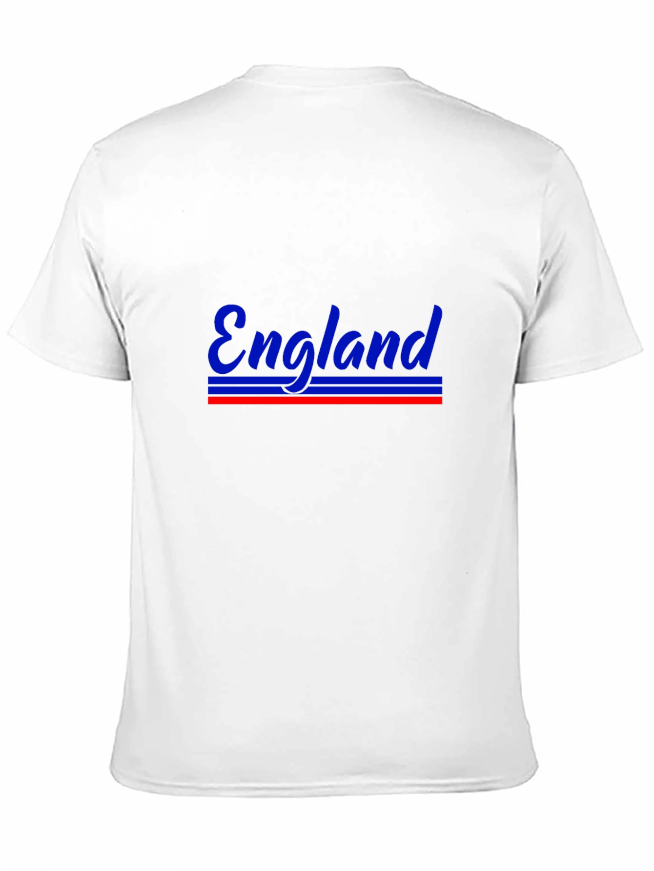 England T-Shirt: Stylish Blue & Red Design