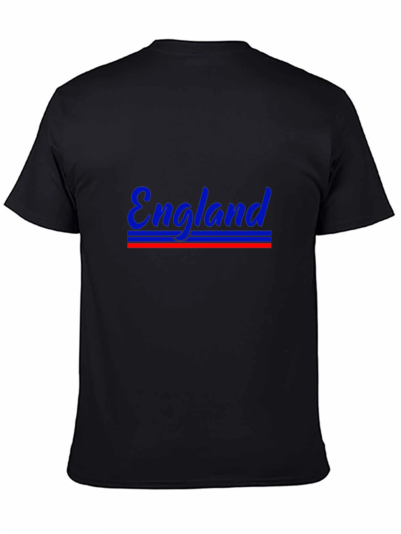 England T-Shirt: Stylish Blue & Red Design