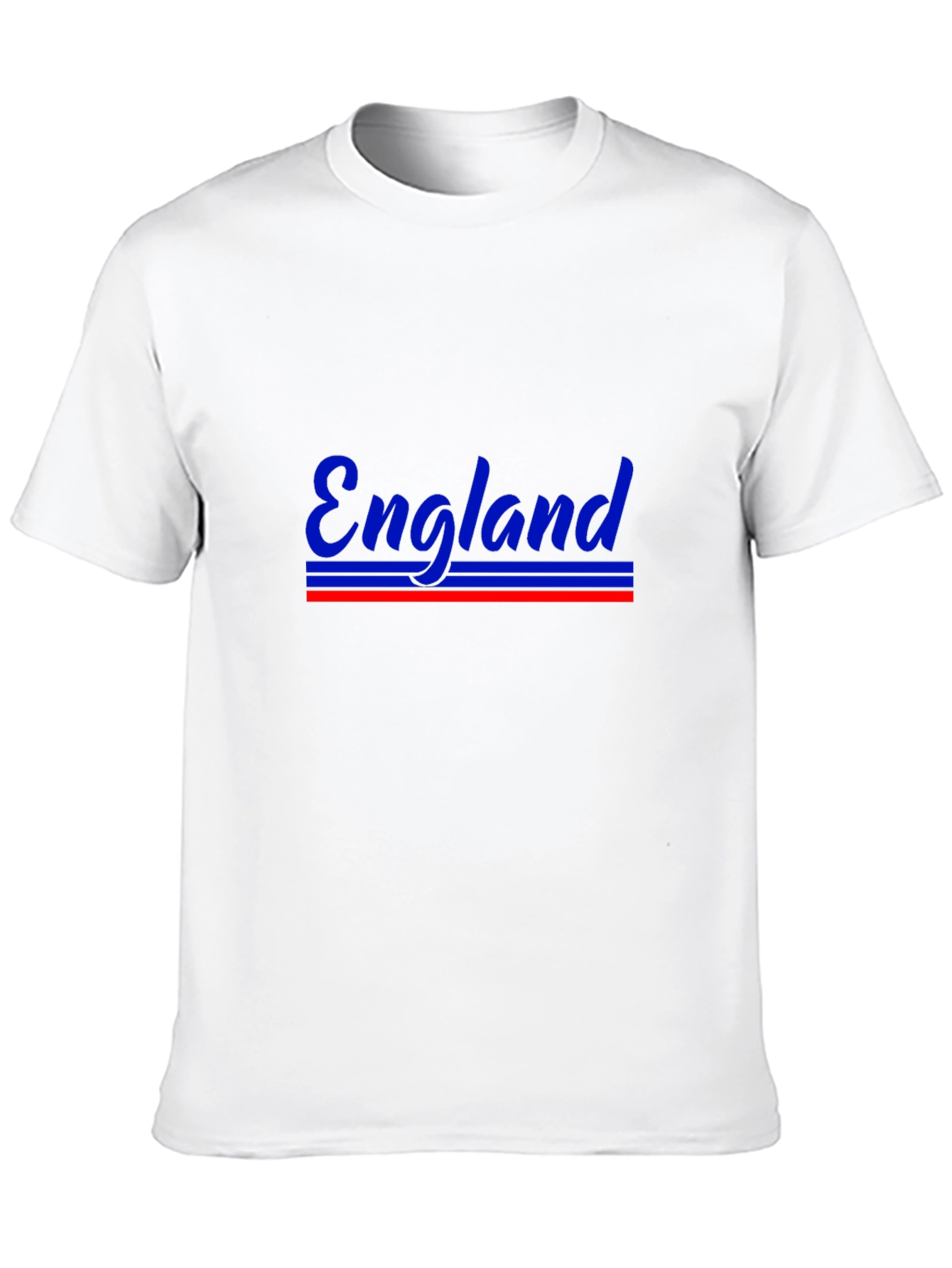 England T-Shirt: Stylish Blue & Red Design