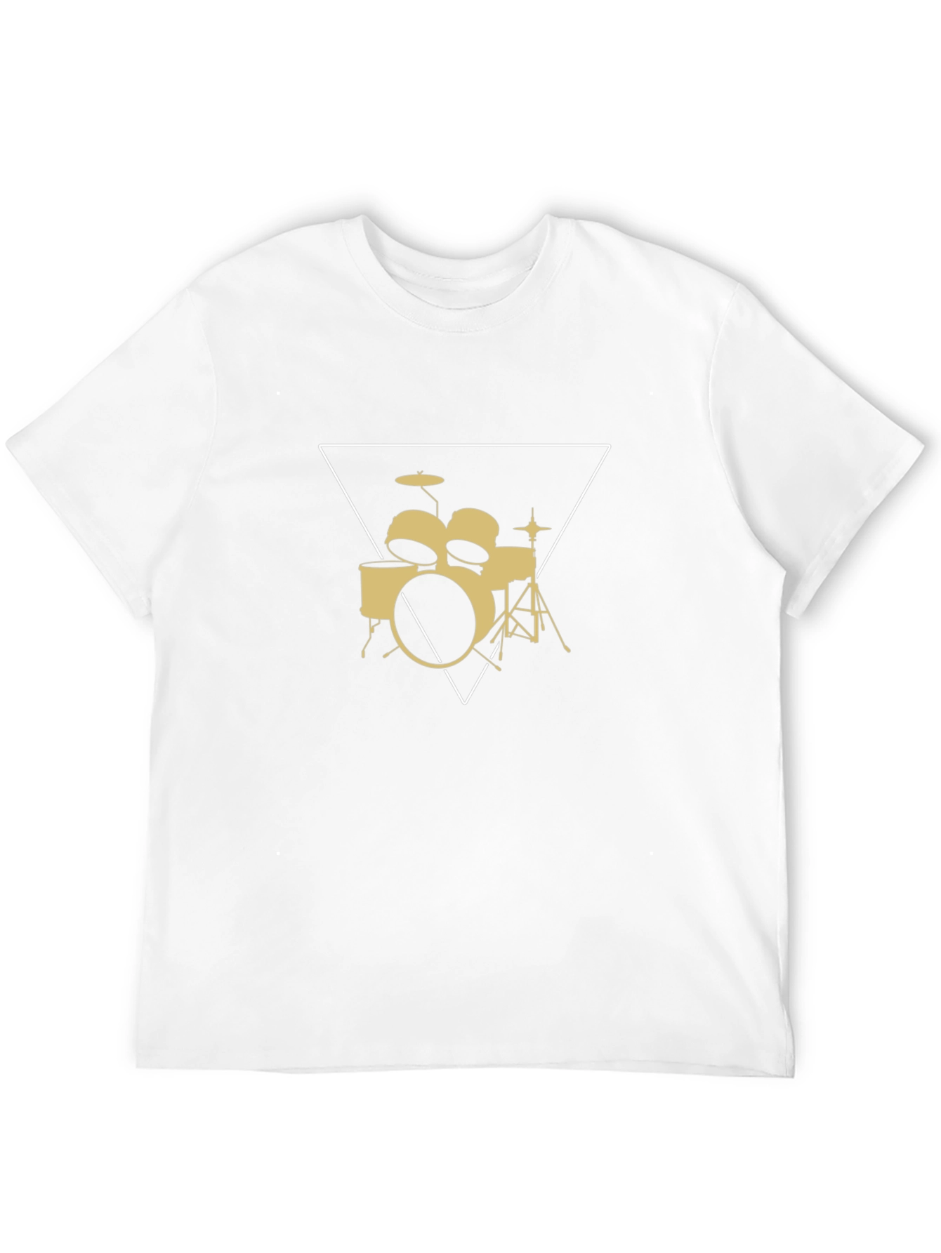 Drum Set Graphic Tee - Band Musician T-Shirt