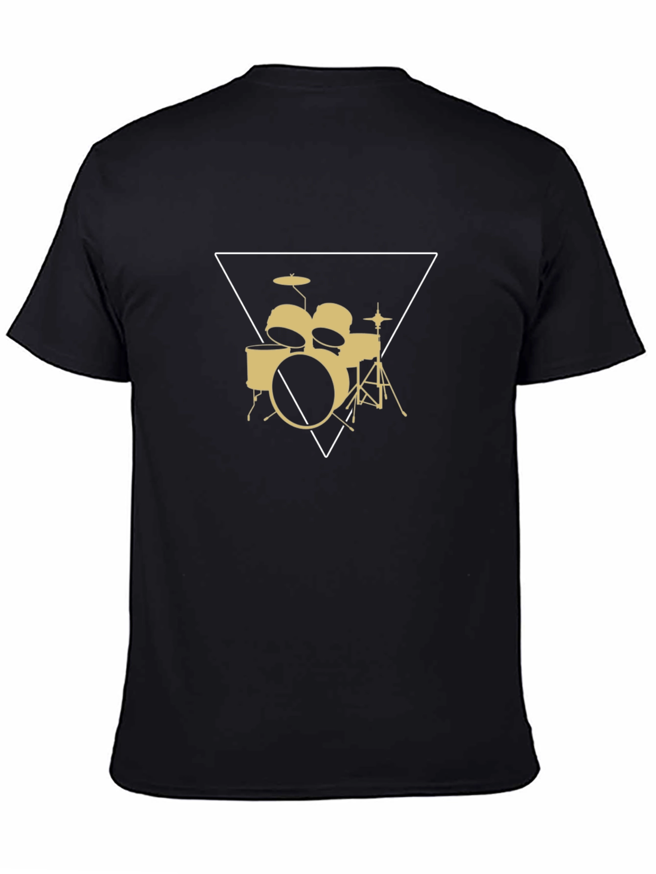 Drum Set Graphic Tee - Band Musician T-Shirt