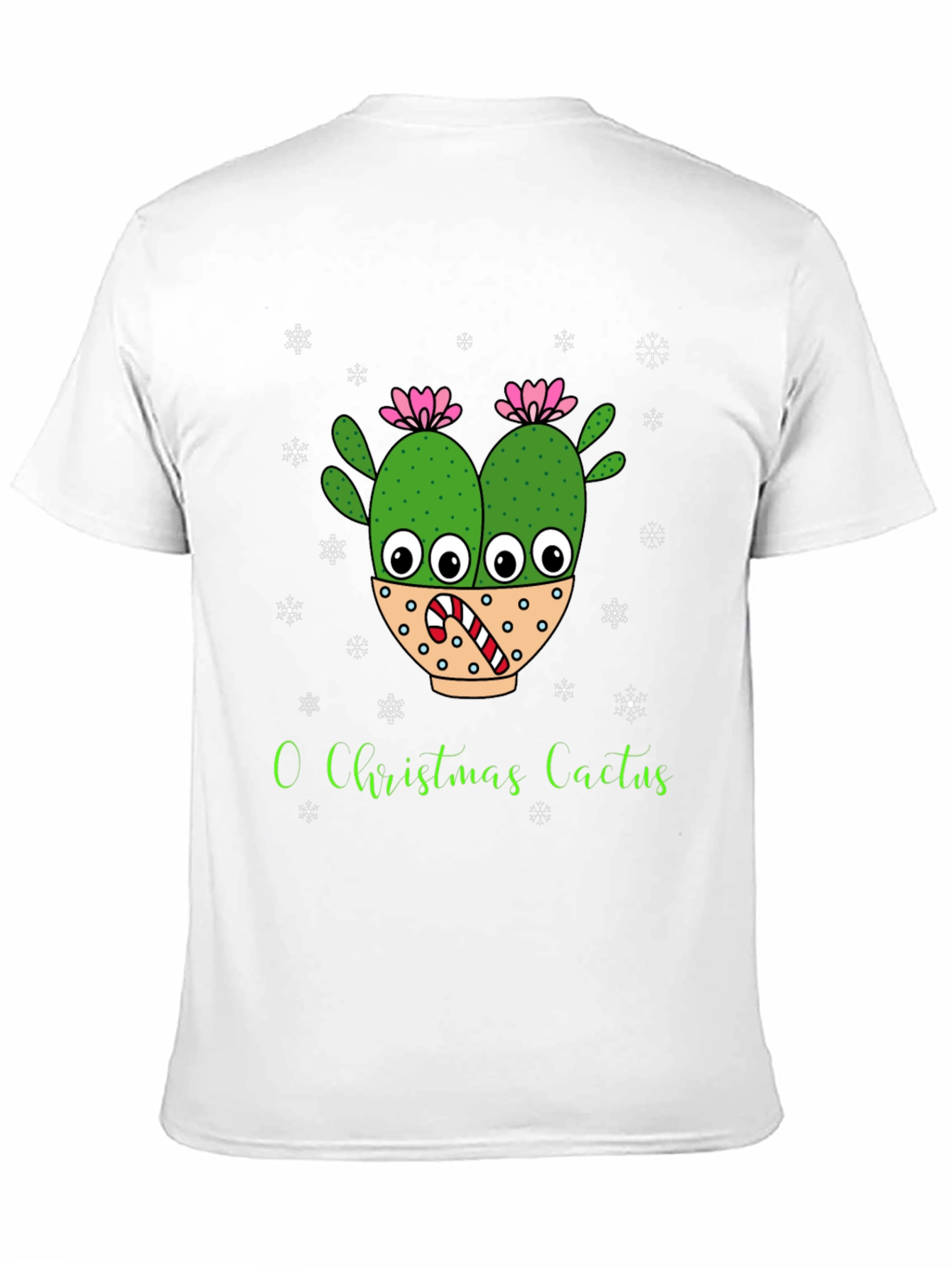 O Christmas Cactus T-Shirt Holiday Tee