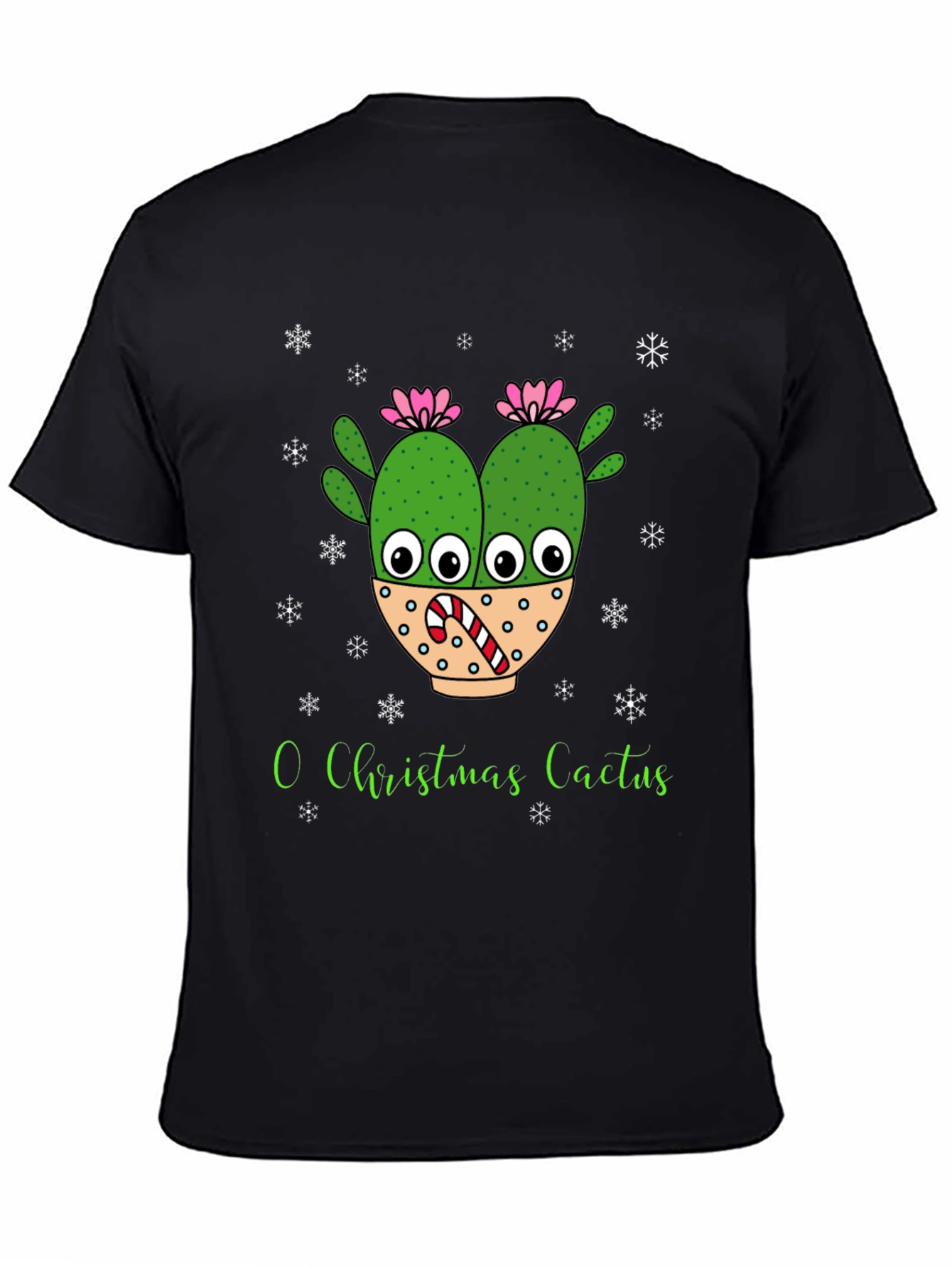 O Christmas Cactus T-Shirt Holiday Tee
