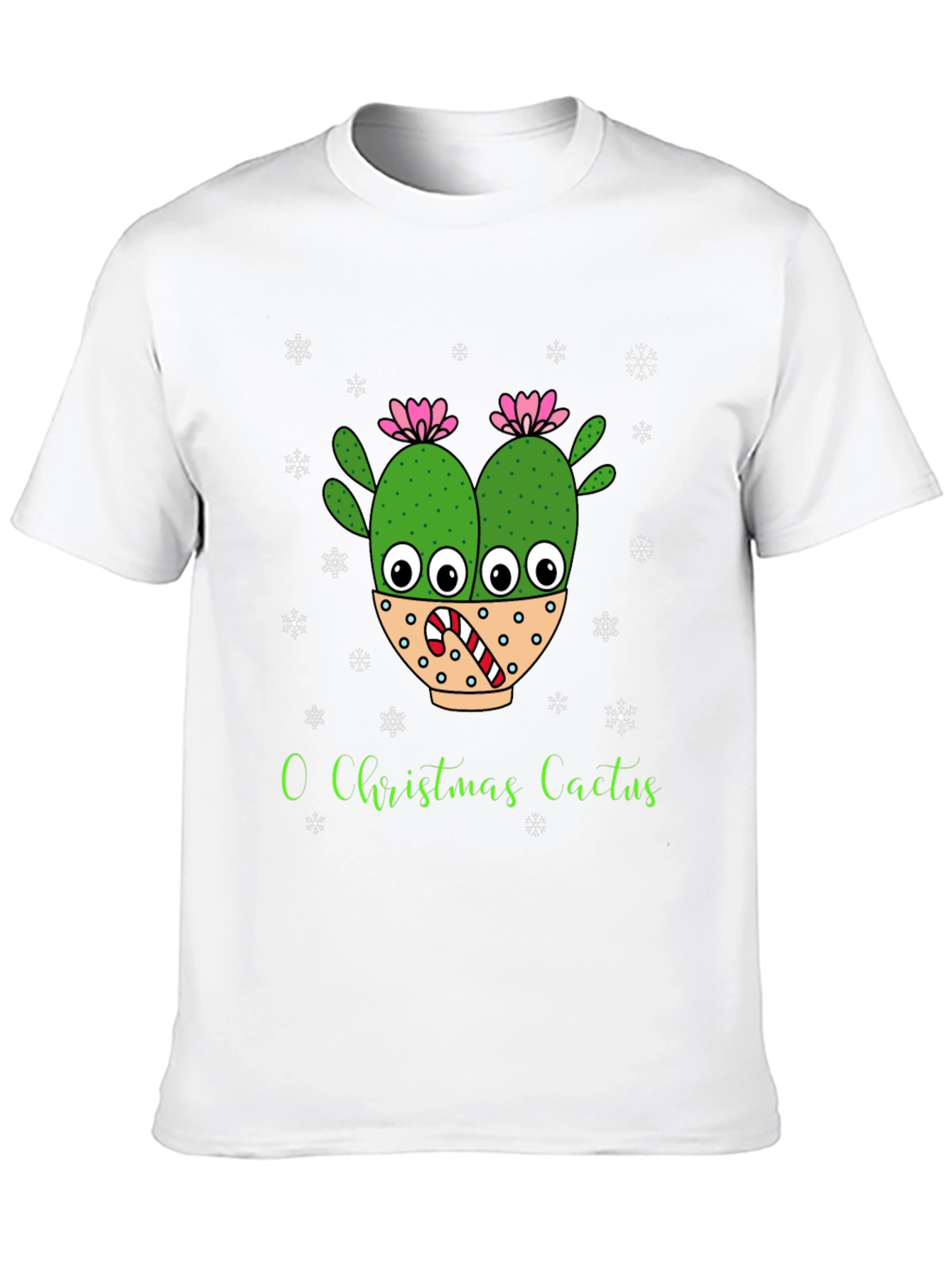 O Christmas Cactus T-Shirt Holiday Tee