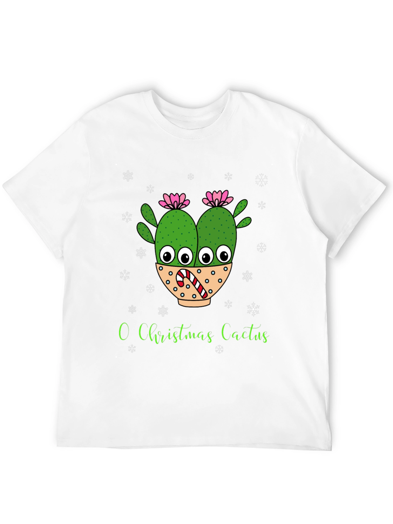 O Christmas Cactus T-Shirt Holiday Tee