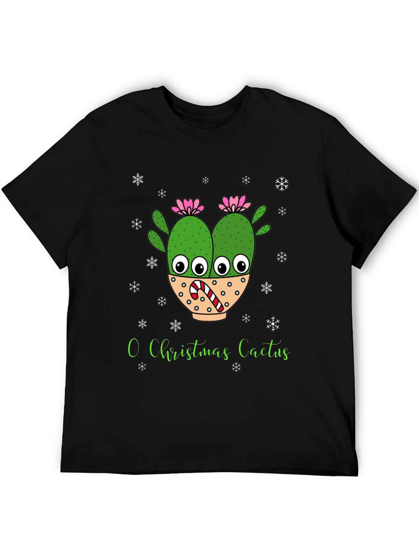 O Christmas Cactus T-Shirt Holiday Tee