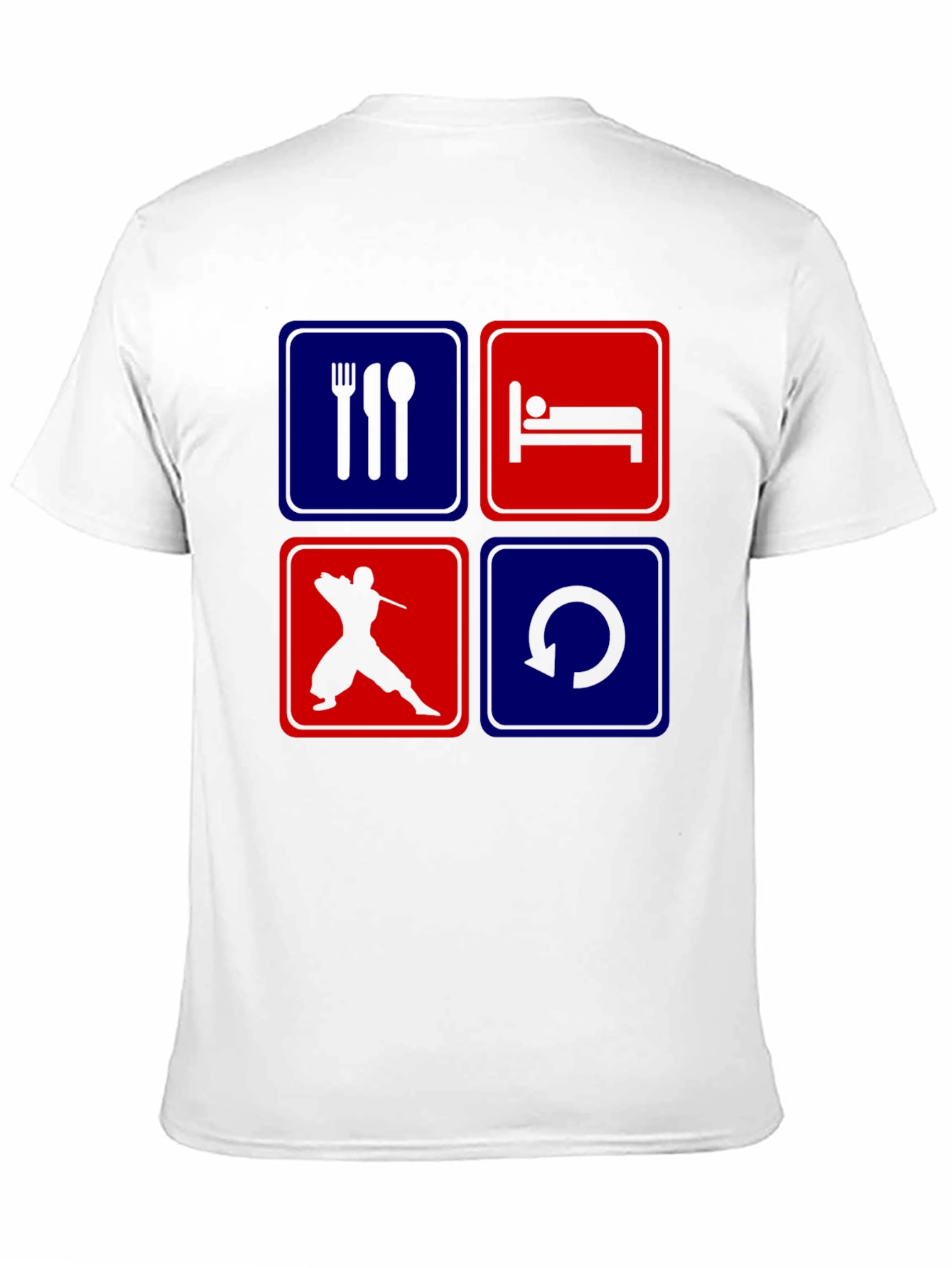 Eat Sleep Ninja Repeat T-Shirt Graphic Tee