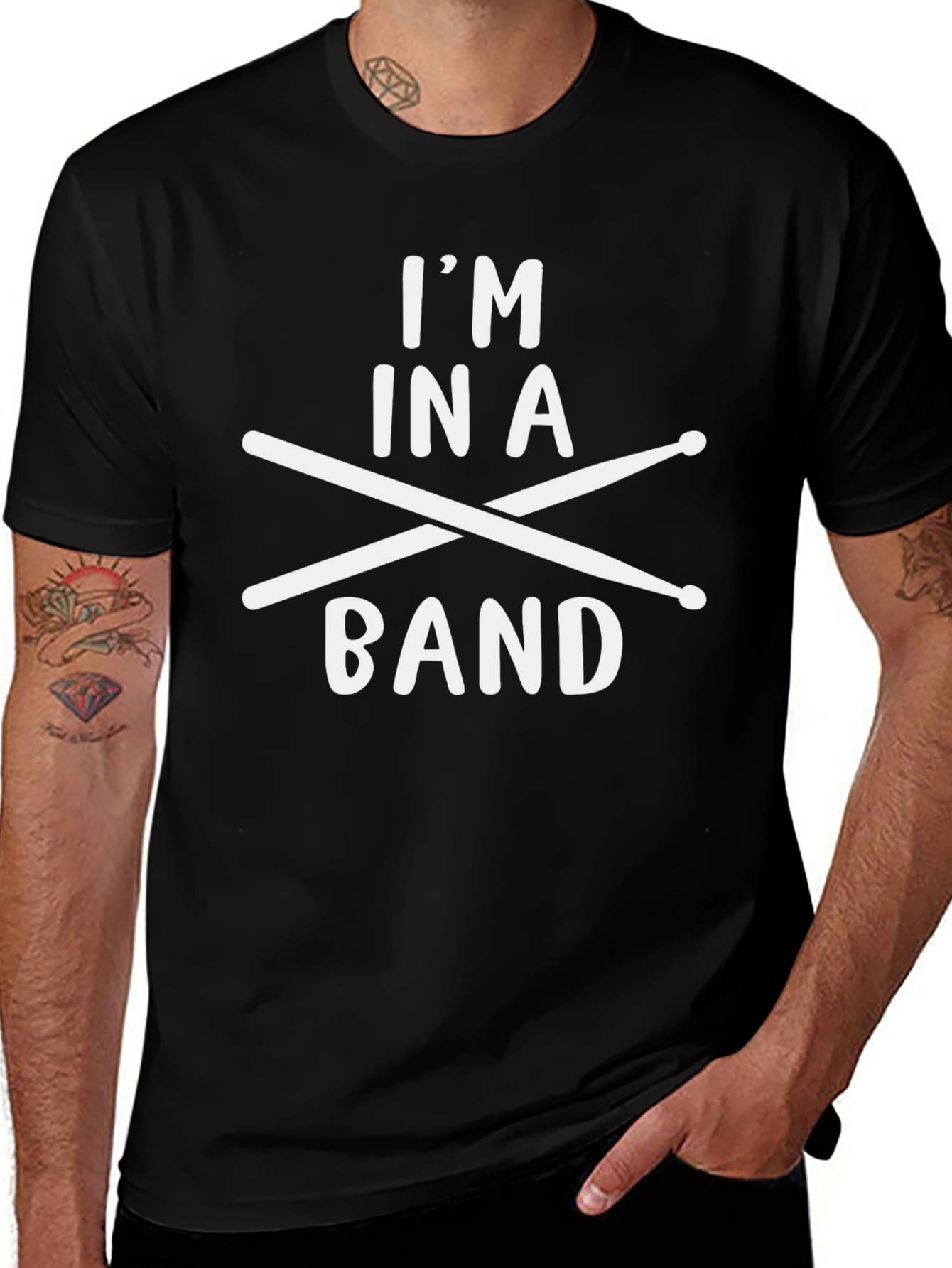 Im In A Band Drummer T-Shirt