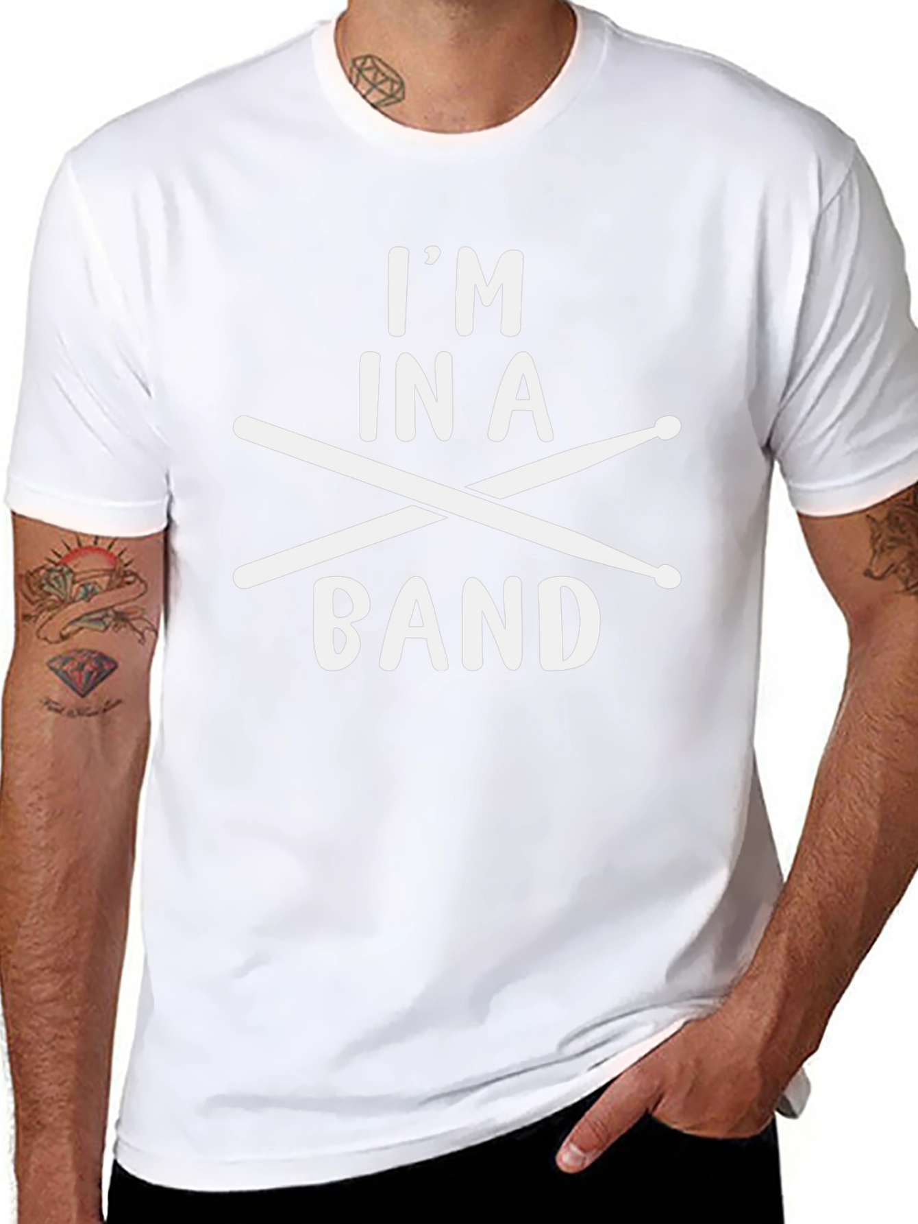 Im In A Band Drummer T-Shirt