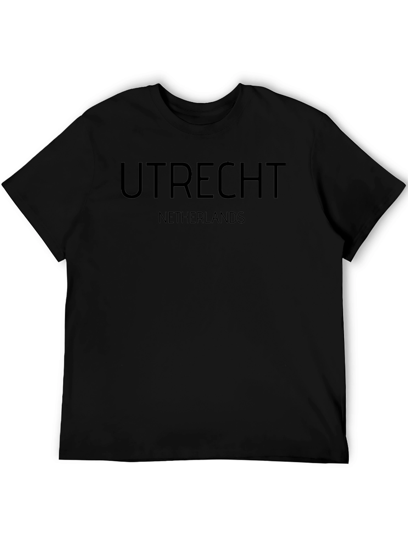 Utrecht Netherlands Black Graphic T-Shirt