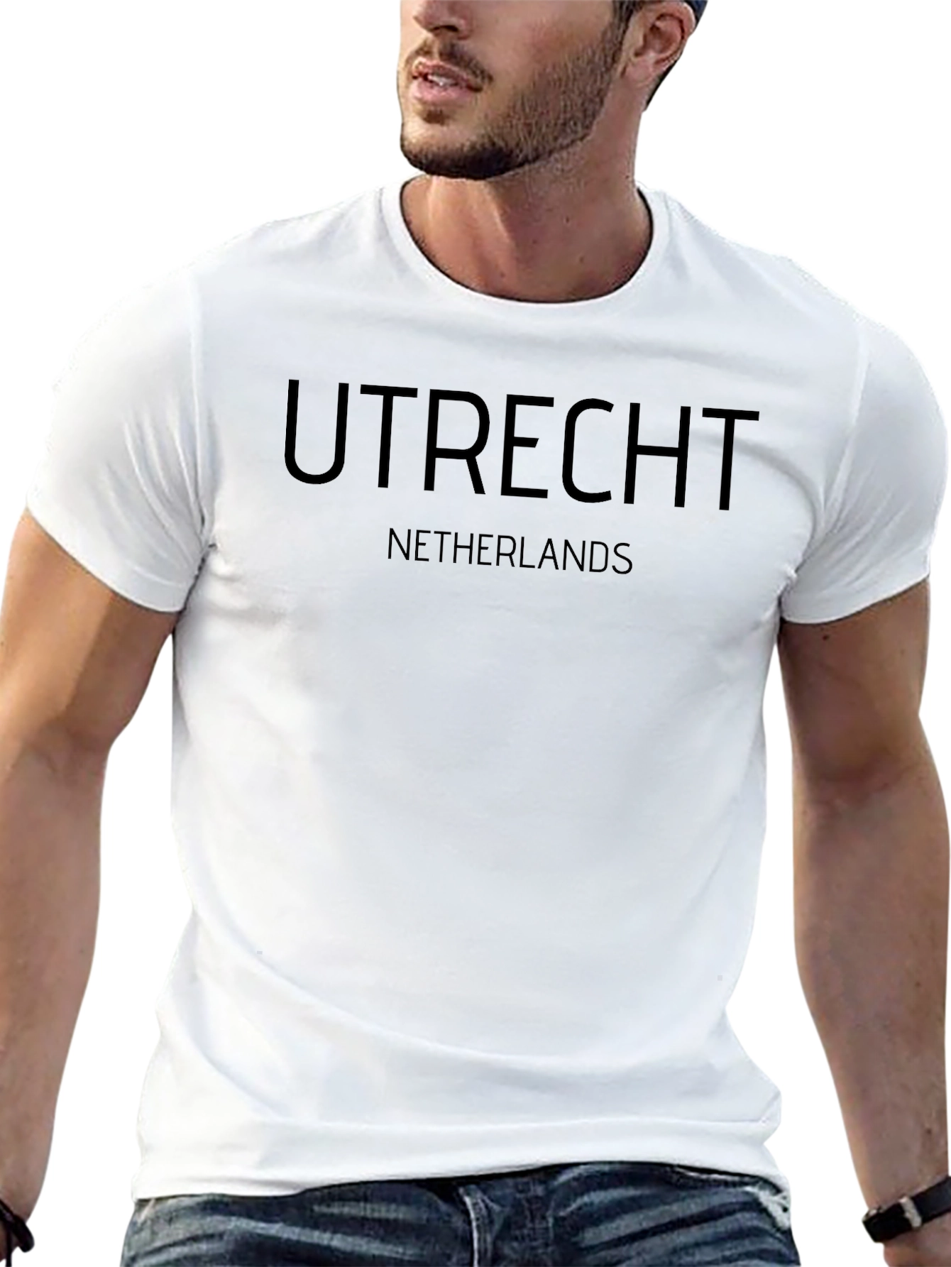 Utrecht Netherlands Black Graphic T-Shirt