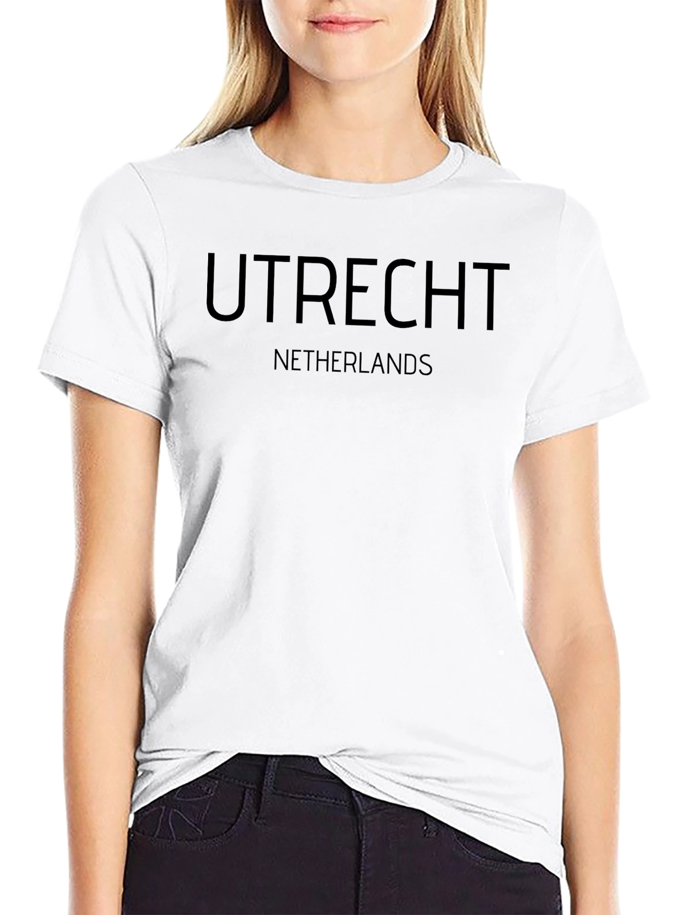 Utrecht Netherlands Black Graphic T-Shirt