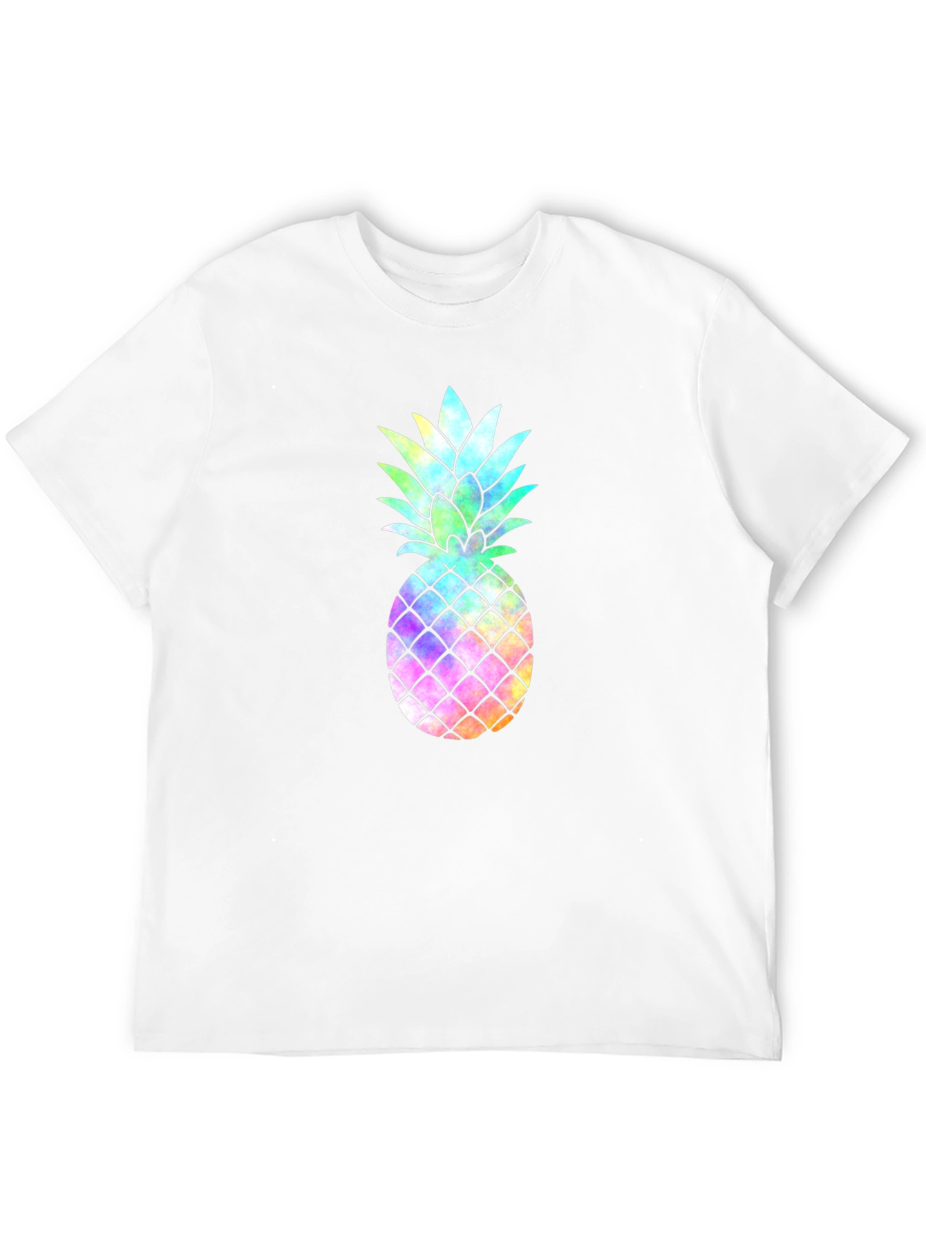 Tie-Dye Pineapple Graphic Tee - Funky Style