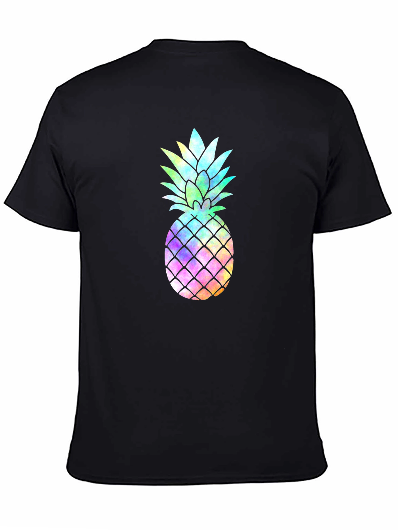Tie-Dye Pineapple Graphic Tee - Funky Style