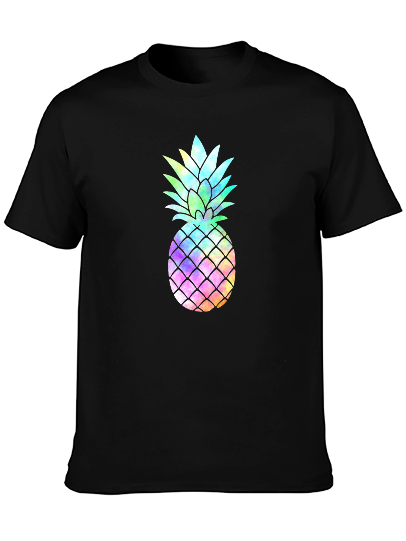 Tie-Dye Pineapple Graphic Tee - Funky Style