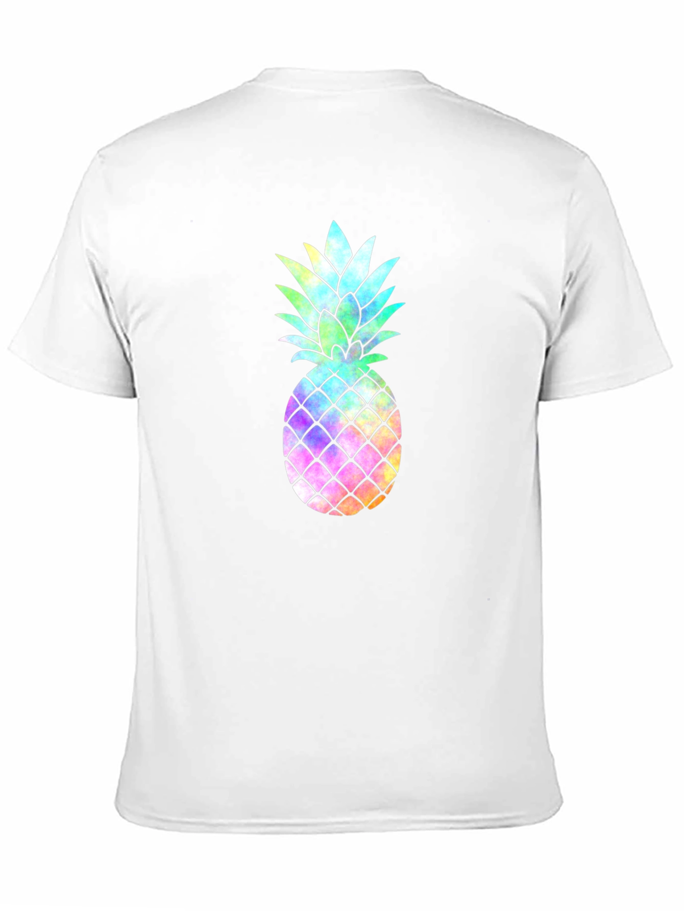 Tie-Dye Pineapple Graphic Tee - Funky Style
