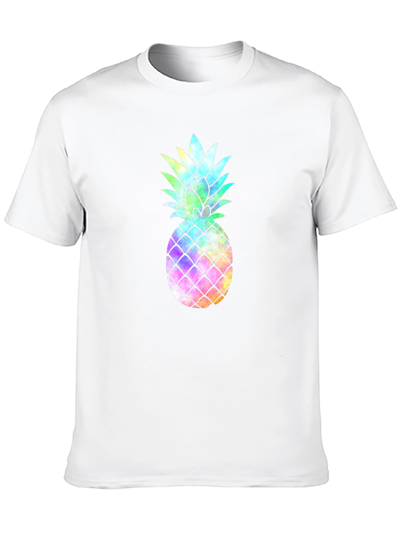 Tie-Dye Pineapple Graphic Tee - Funky Style