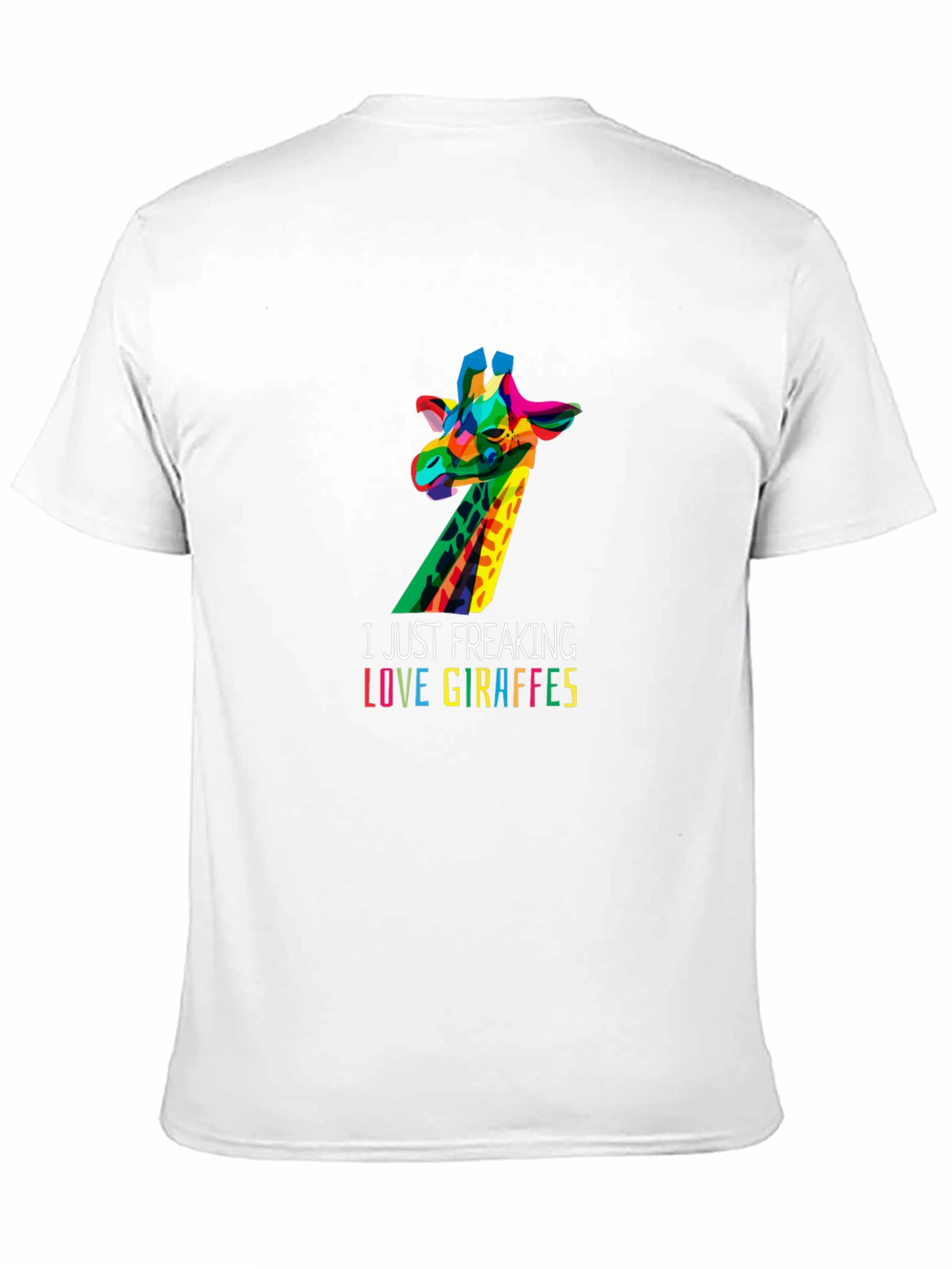 Colorful Giraffe Lover T-Shirt