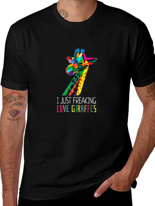 Colorful Giraffe Lover T-Shirt