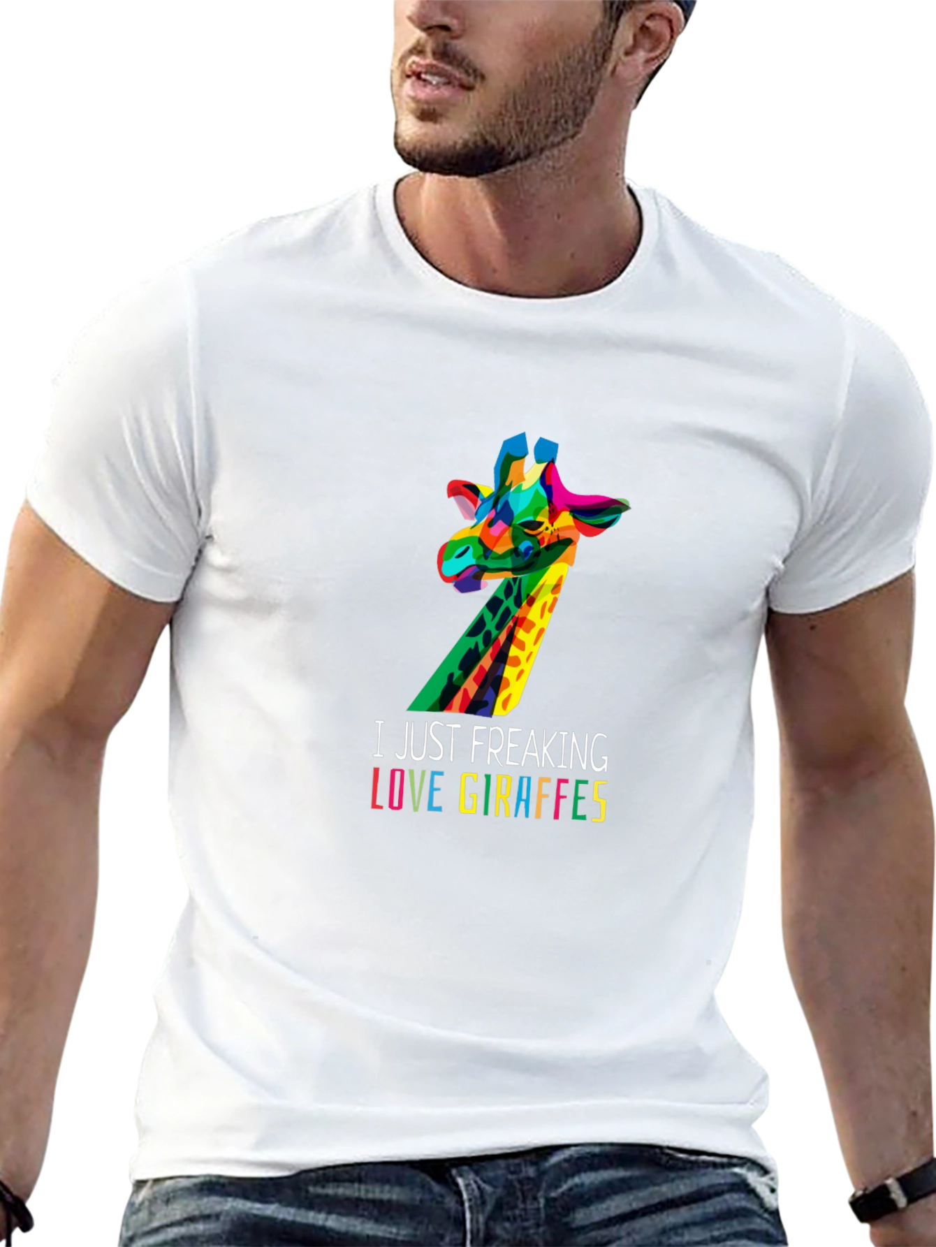 Colorful Giraffe Lover T-Shirt