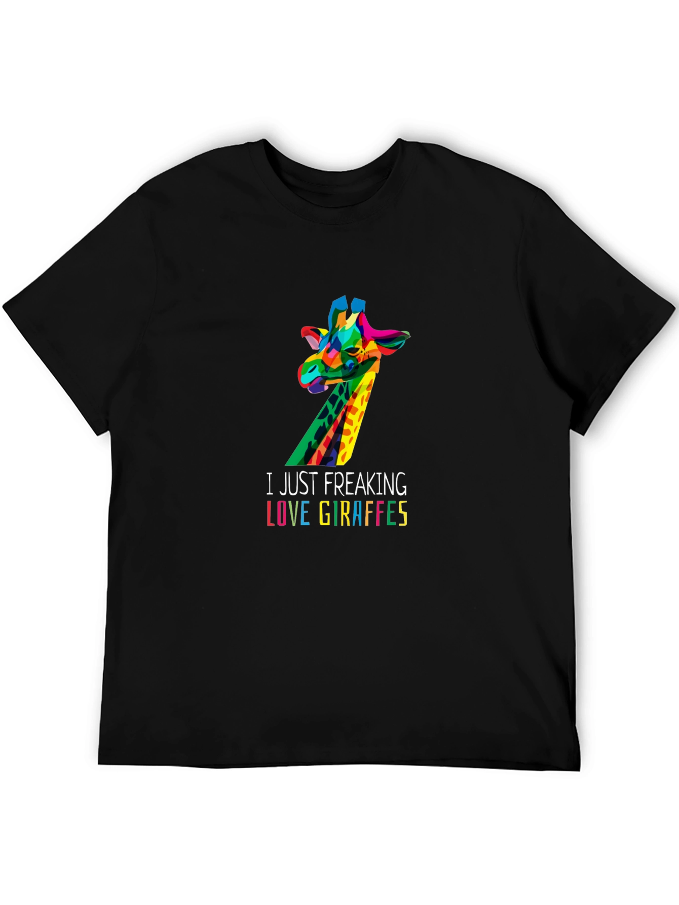 Colorful Giraffe Lover T-Shirt