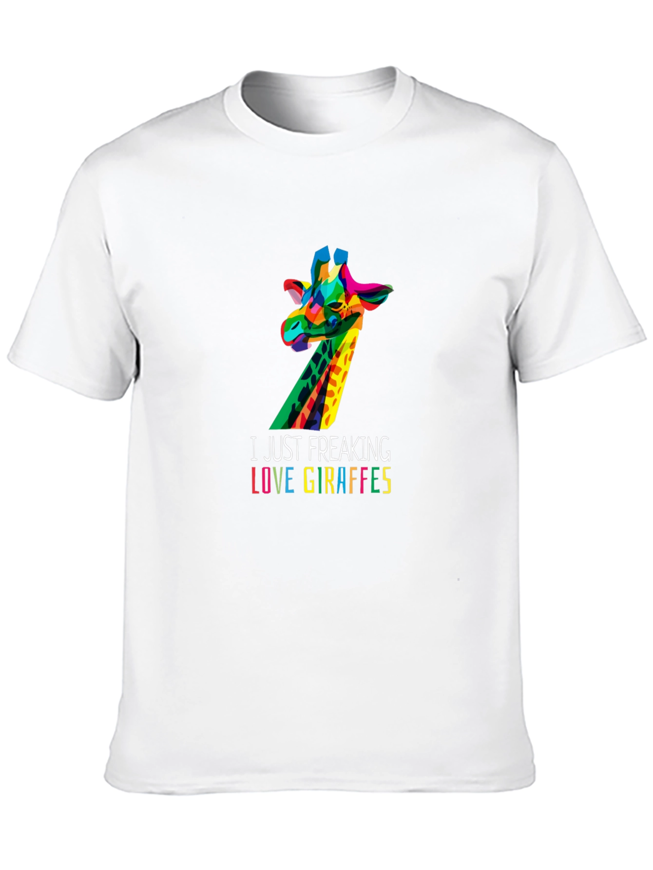 Colorful Giraffe Lover T-Shirt