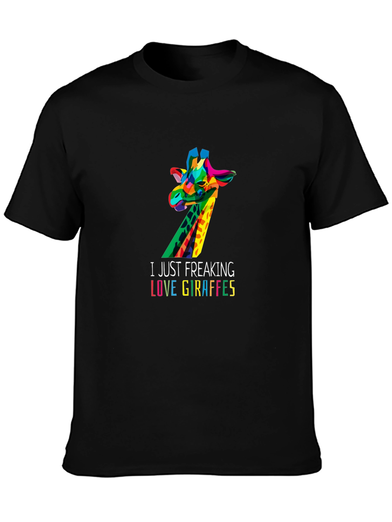 Colorful Giraffe Lover T-Shirt