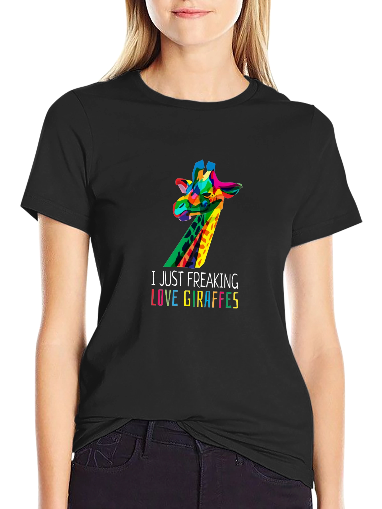 Colorful Giraffe Lover T-Shirt