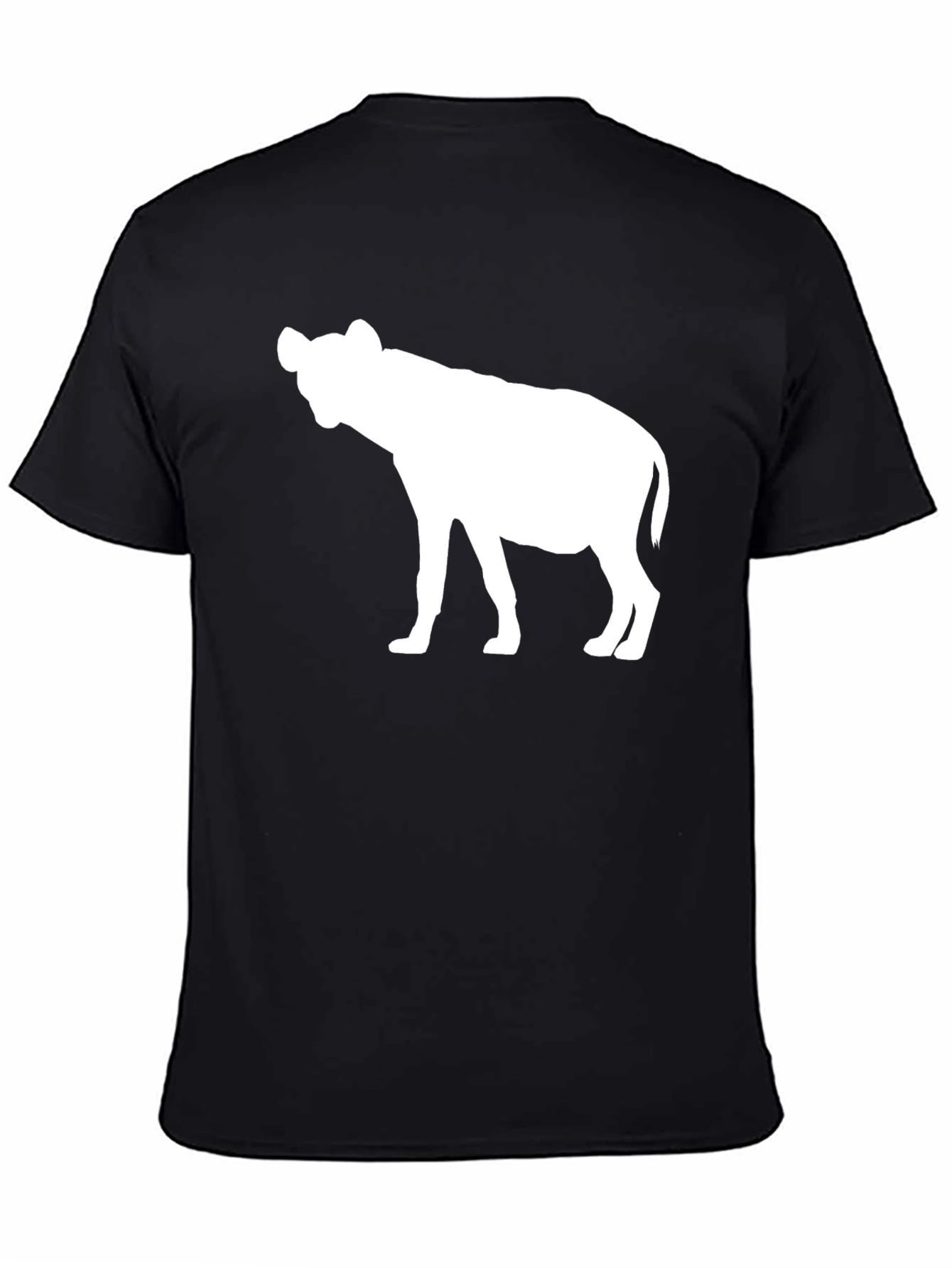 Hyena Silhouette Graphic Tee - Cool Animal Print