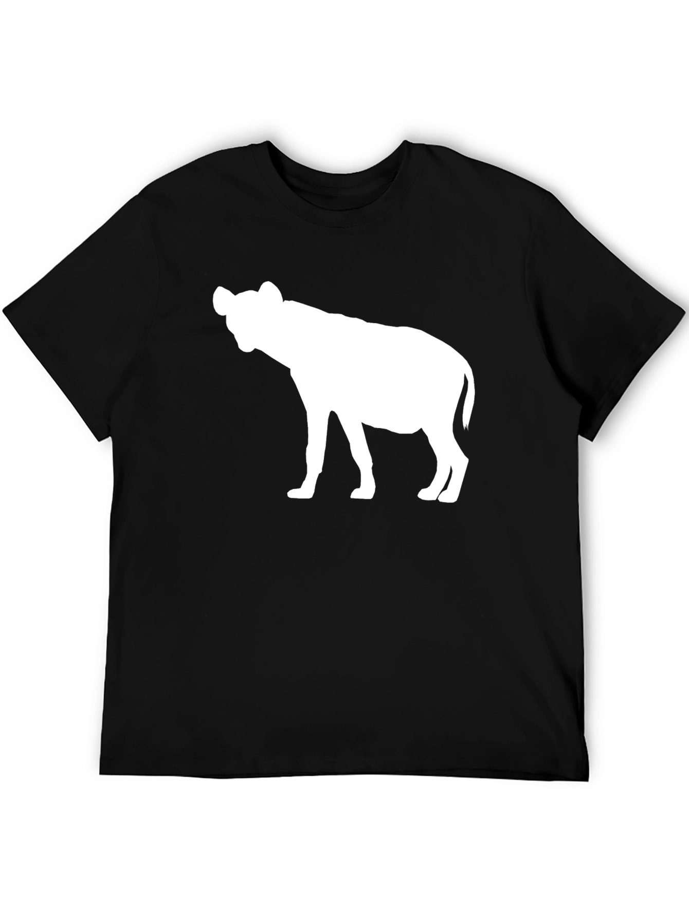 Hyena Silhouette Graphic Tee - Cool Animal Print