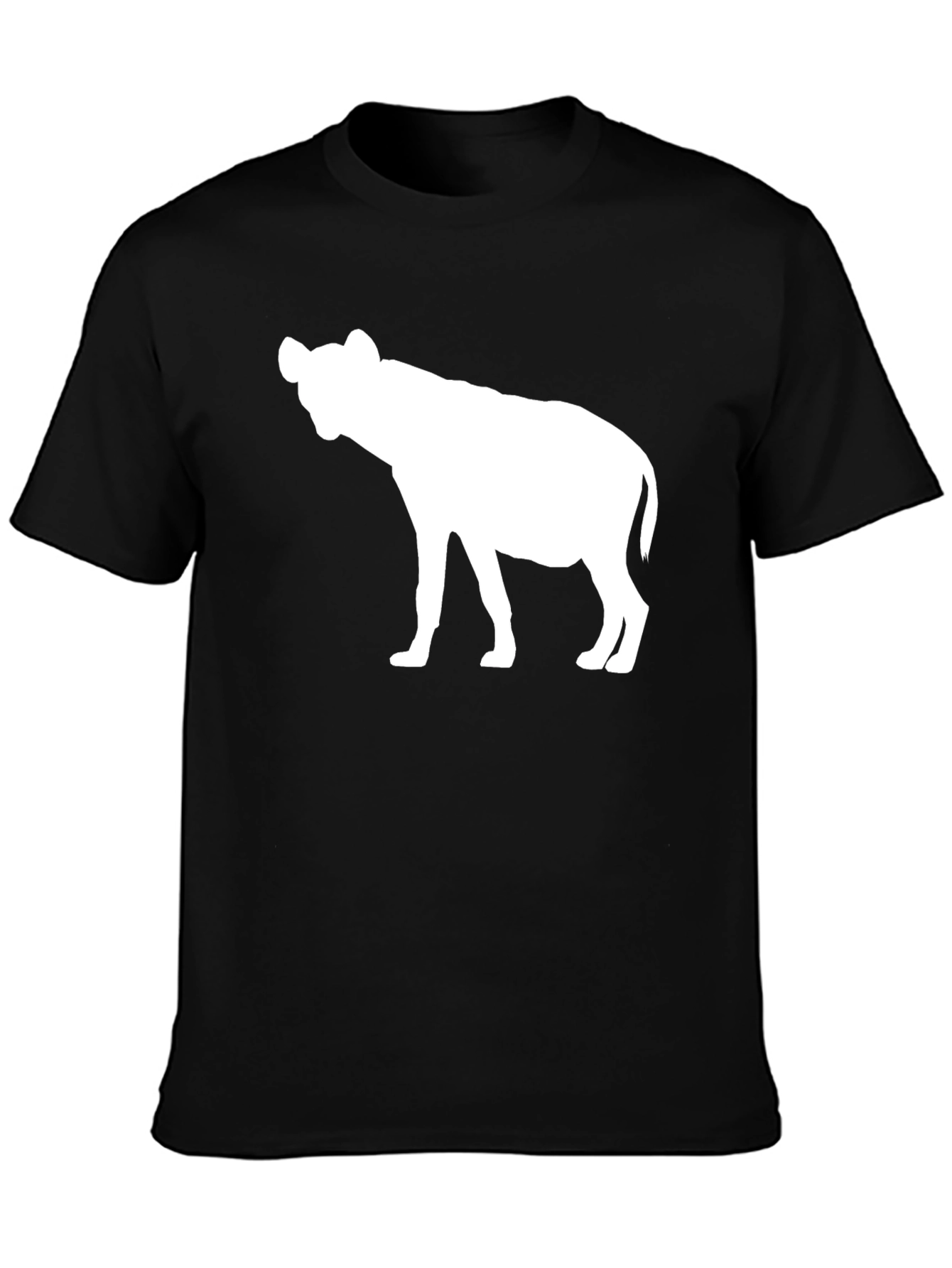 Hyena Silhouette Graphic Tee - Cool Animal Print