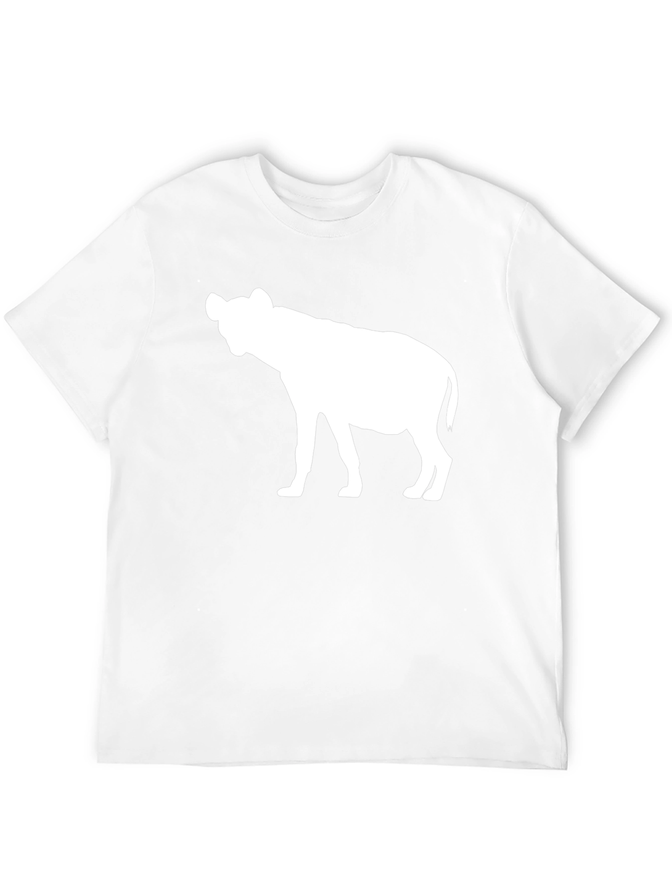 Hyena Silhouette Graphic Tee - Cool Animal Print