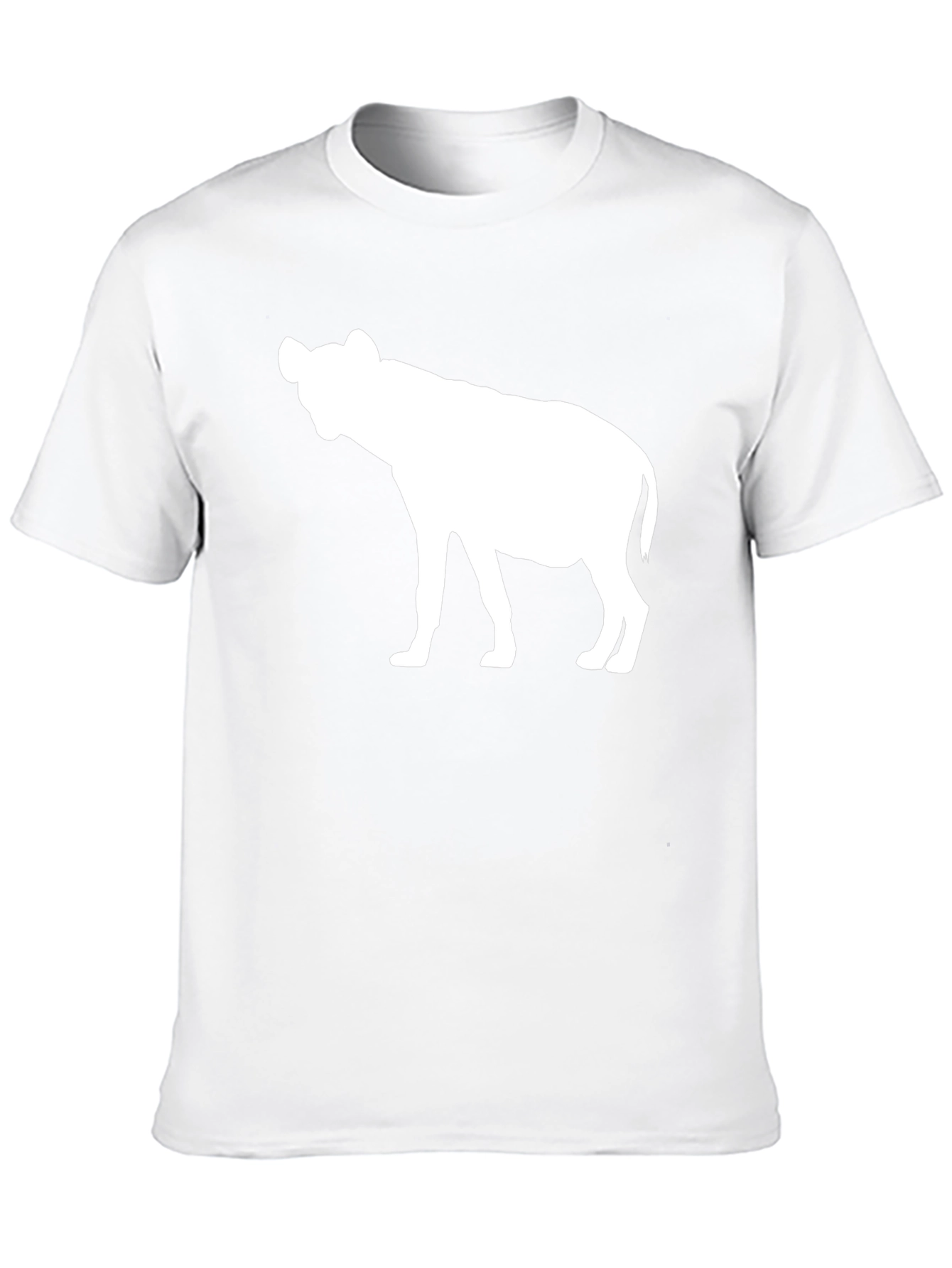 Hyena Silhouette Graphic Tee - Cool Animal Print