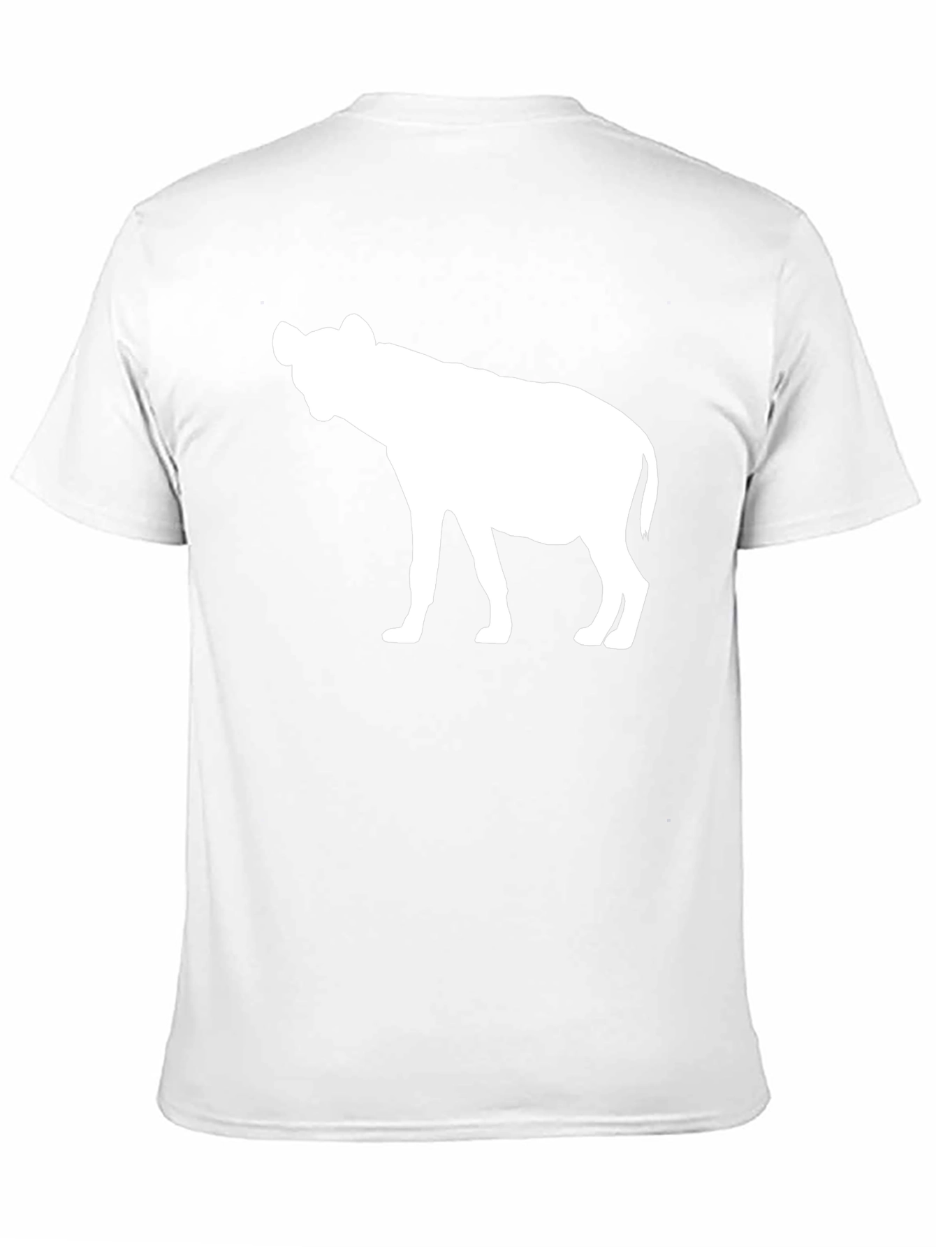 Hyena Silhouette Graphic Tee - Cool Animal Print