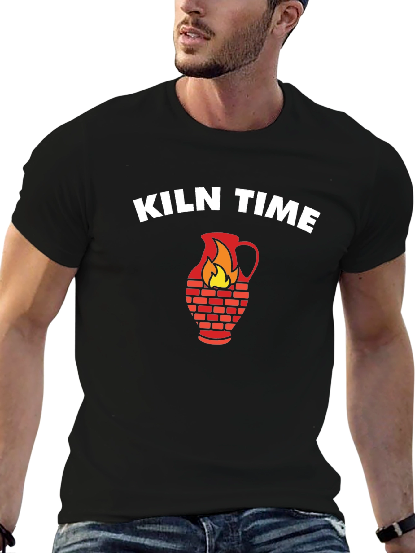 Kiln Time Graphic T-Shirt - Black