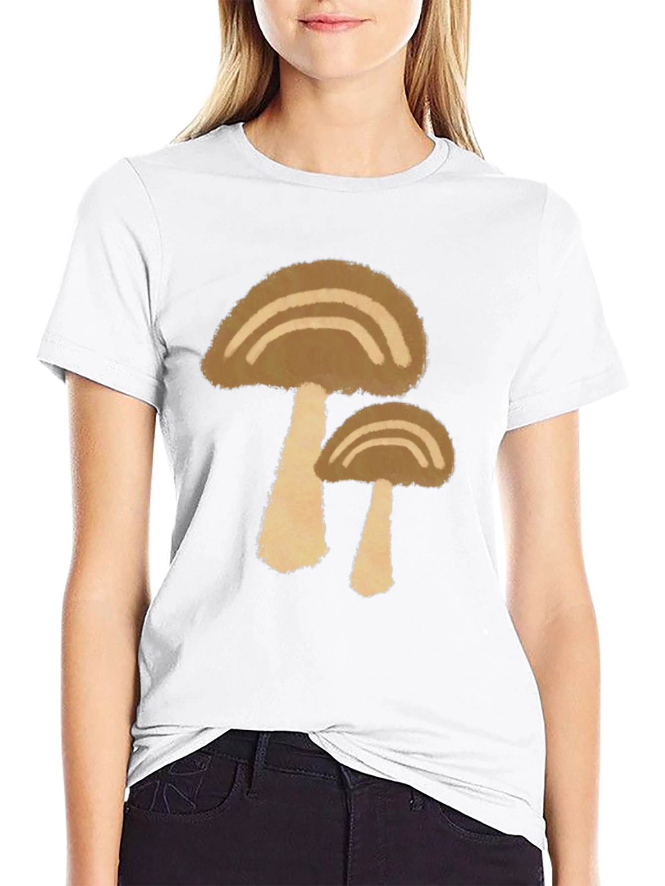 Mushroom Graphic T-Shirt - Casual Style