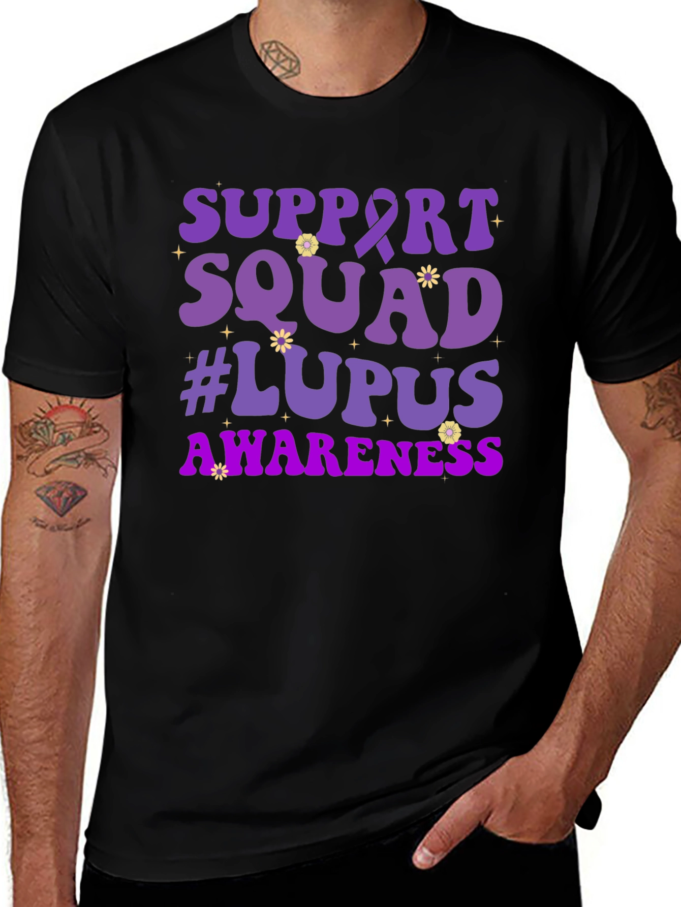 Lupus Awareness Support Squad T-Shirt