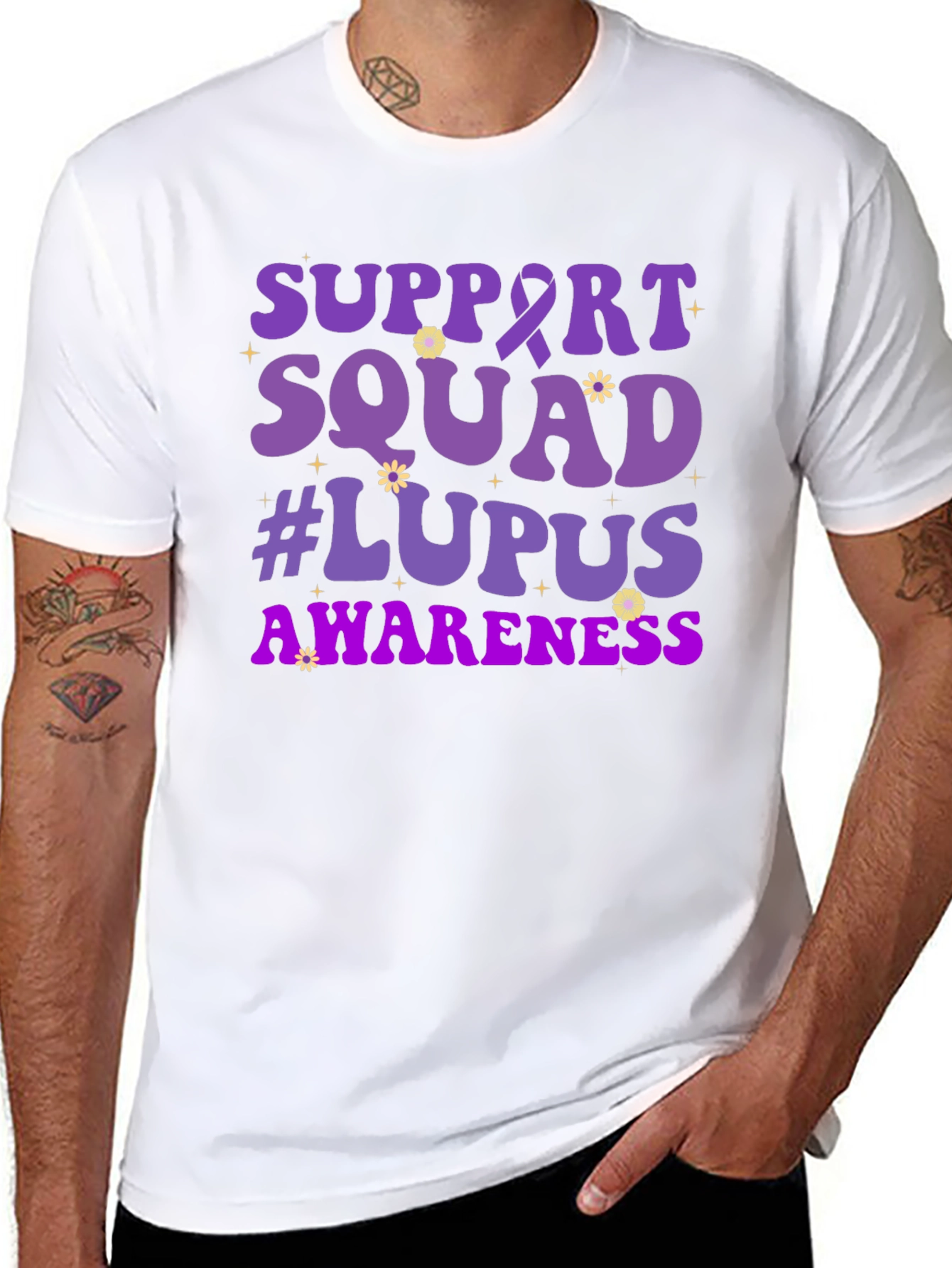 Lupus Awareness Support Squad T-Shirt