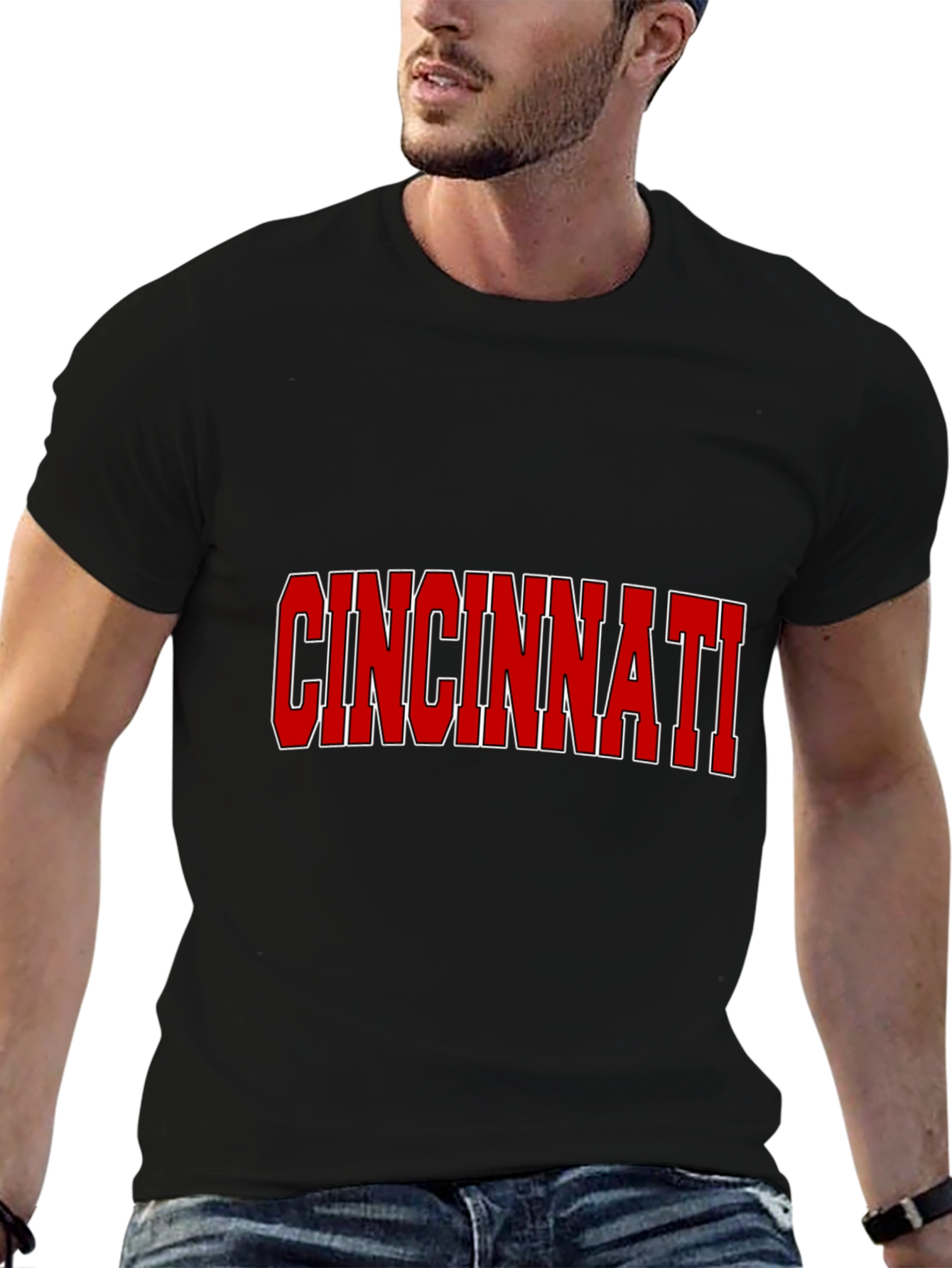 Cincinnati Graphic Tee - Black