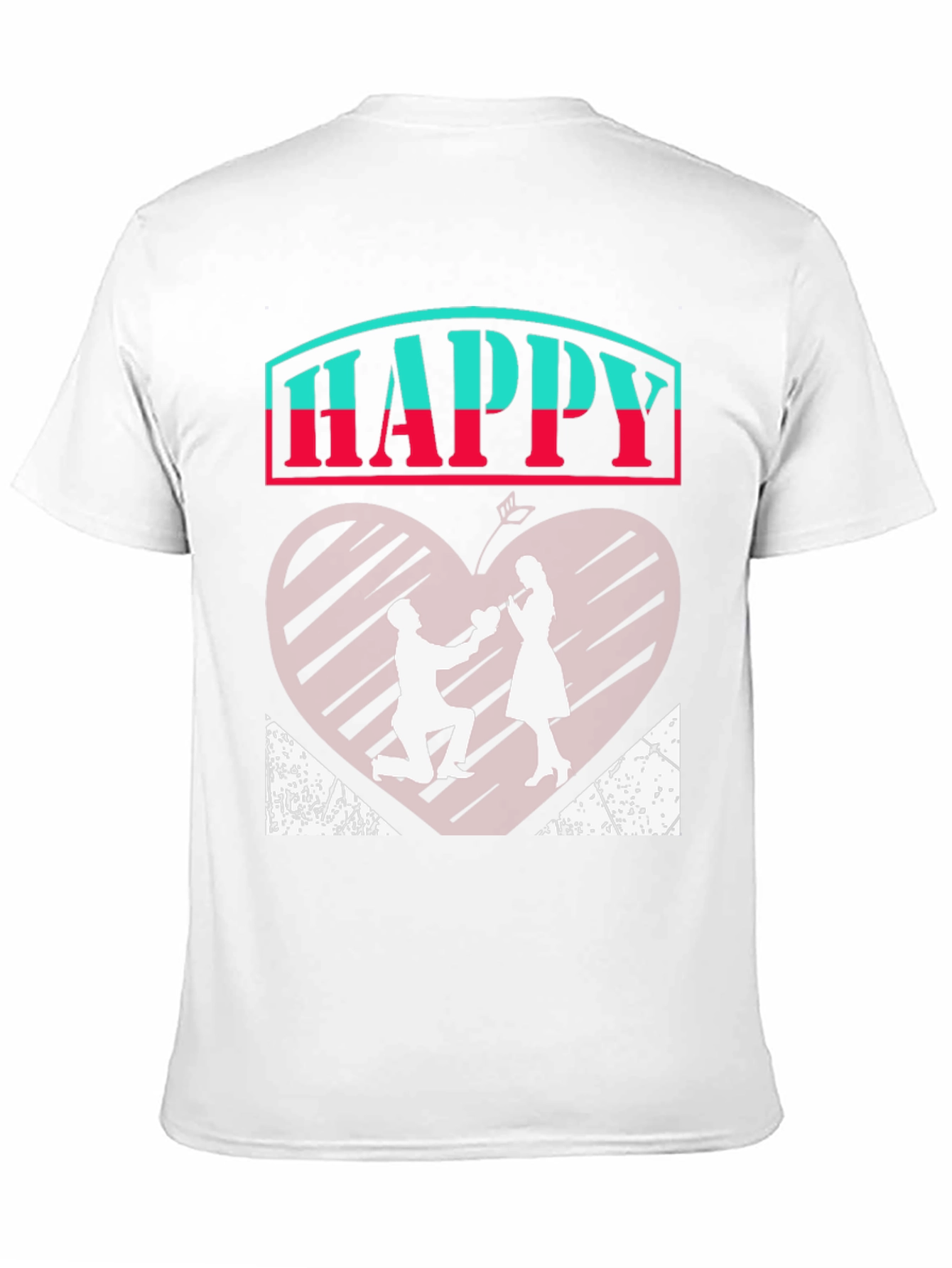 Happy Proposal Graphic Tee - Romantic Design