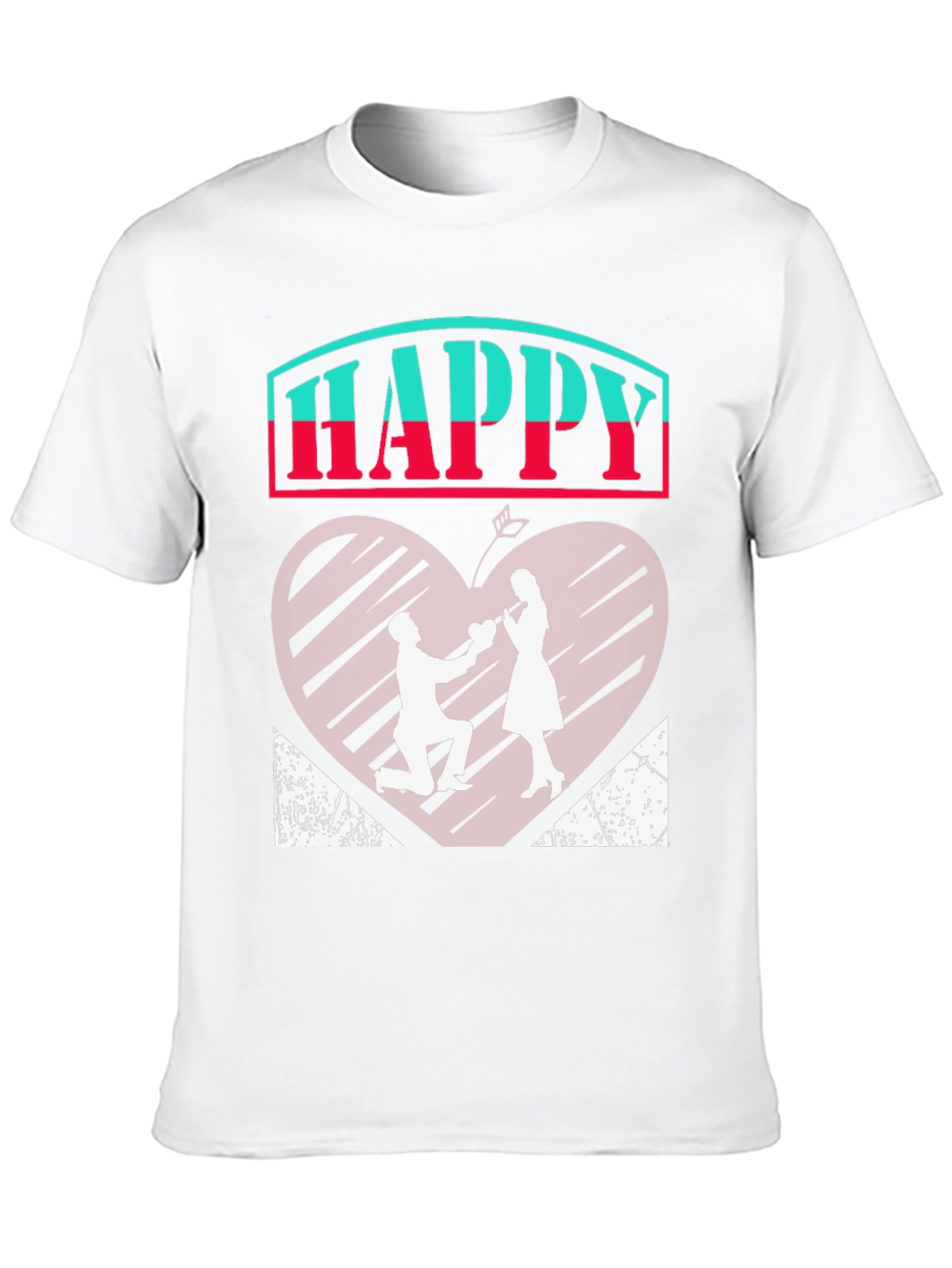 Happy Proposal Graphic Tee - Romantic Design